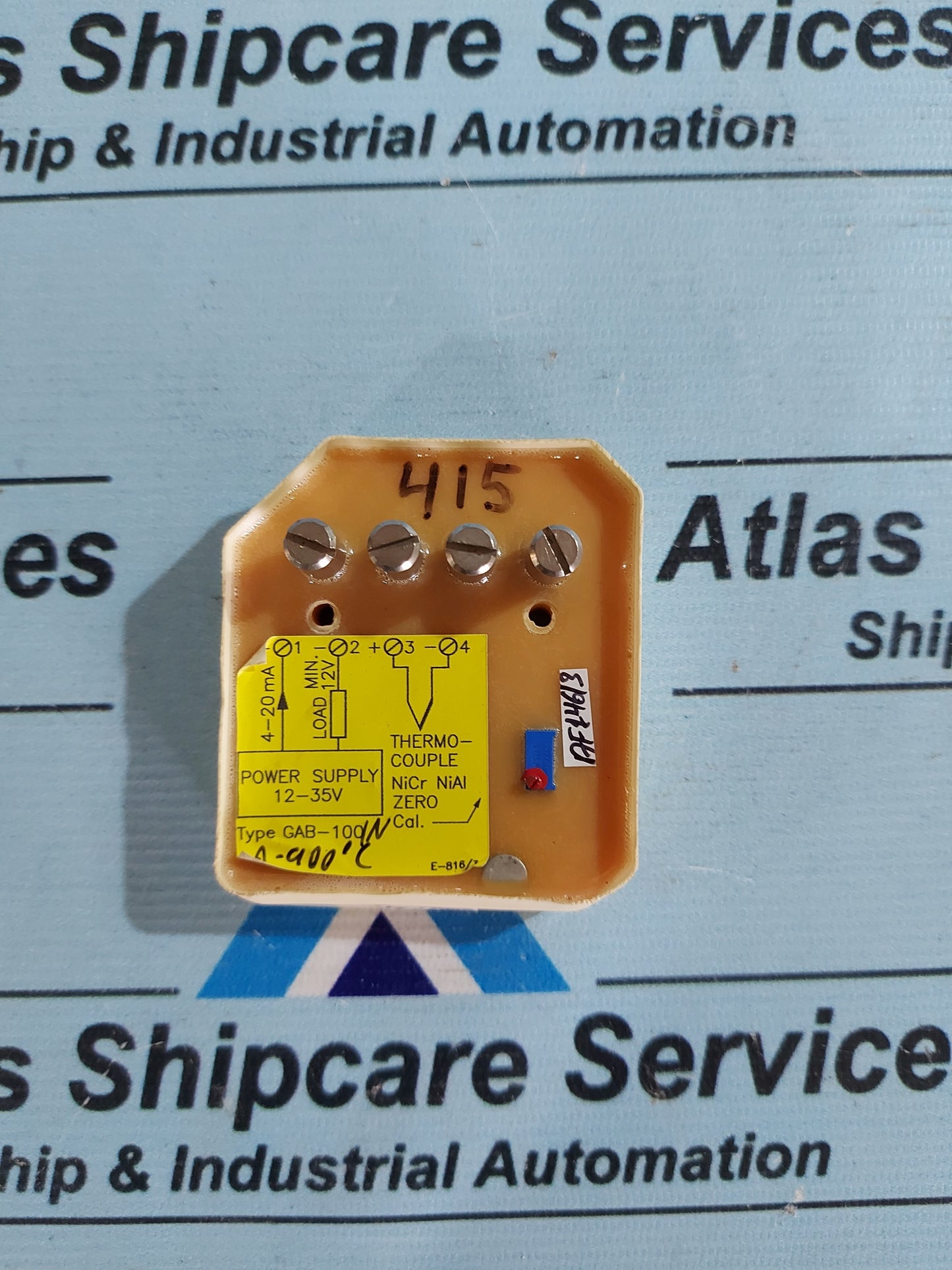 KONGSBERG GAB-100/N THERMOCOUPLE AMPLIFIER
