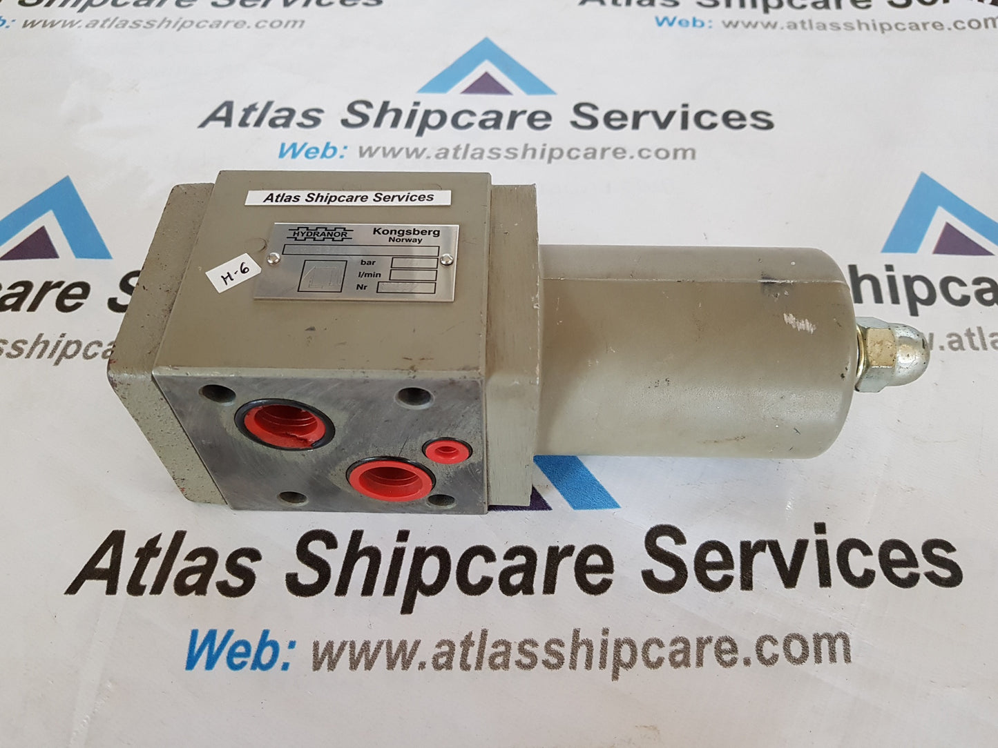 KONGSBERG HYDRANOR 3RVB34L HYDRAULIC AUTOMATION RELIEF VALVE