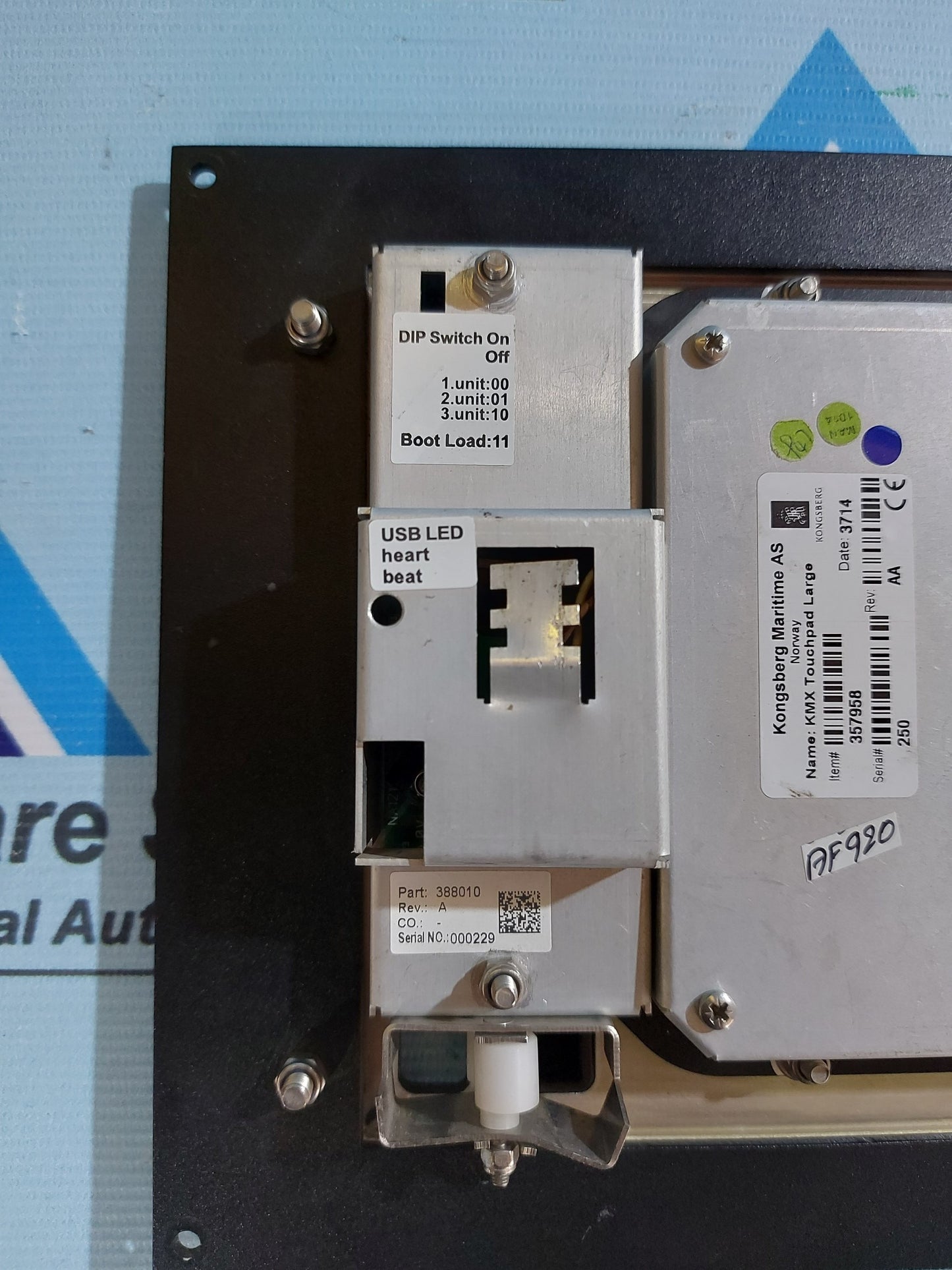 KONGSBERG KMX TOUCHPAD LARGE PANEL 388010 357958