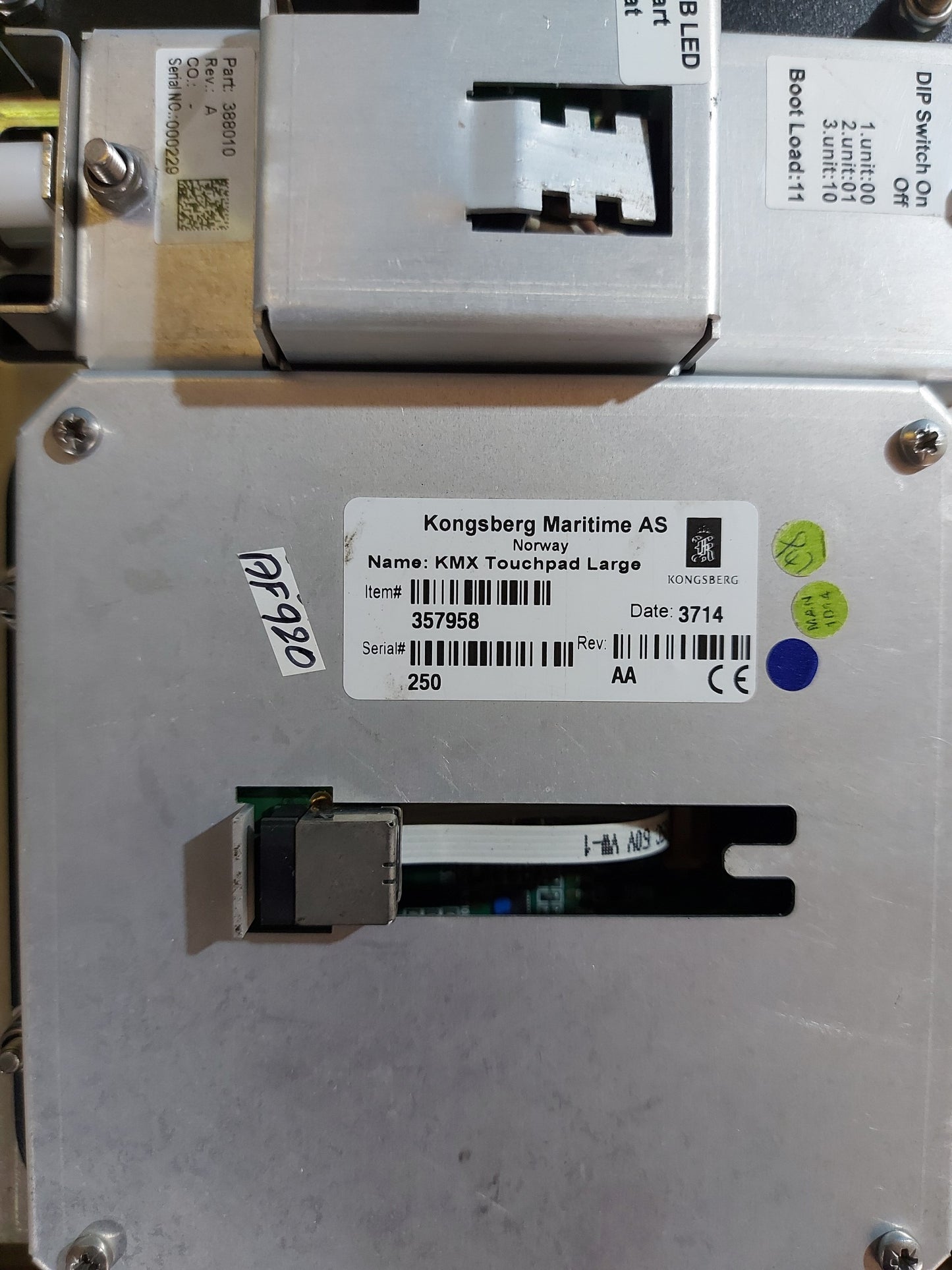 KONGSBERG KMX TOUCHPAD LARGE PANEL 388010 357958