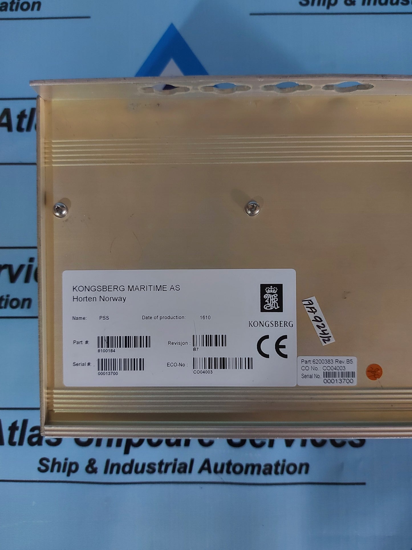 KONGSBERG PSS 8100184 MODULE REV.B7