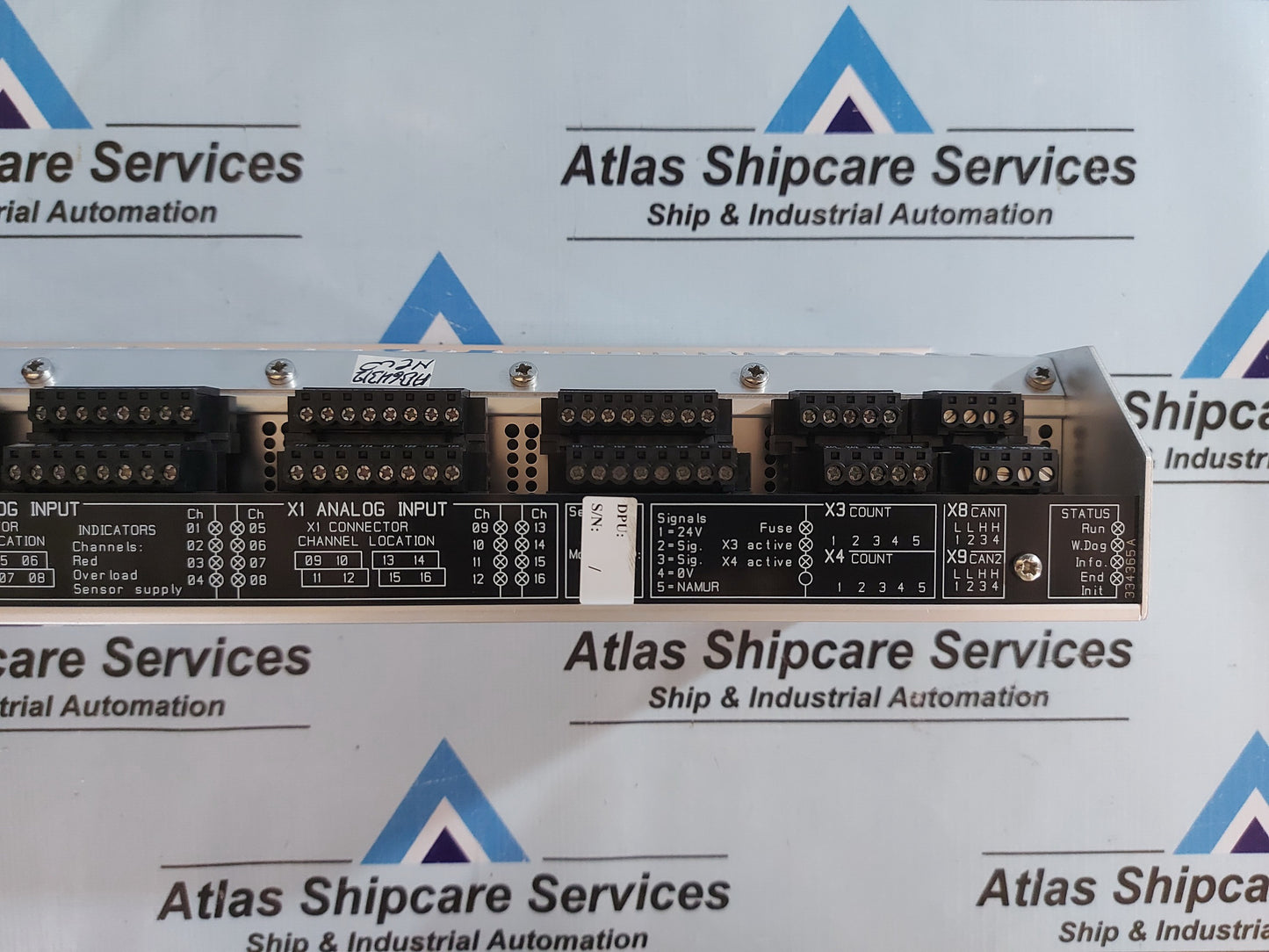 KONGSBERG RAI-16xe 329714 REMOTE ANALOGUE INPUT MODULE REV.B10