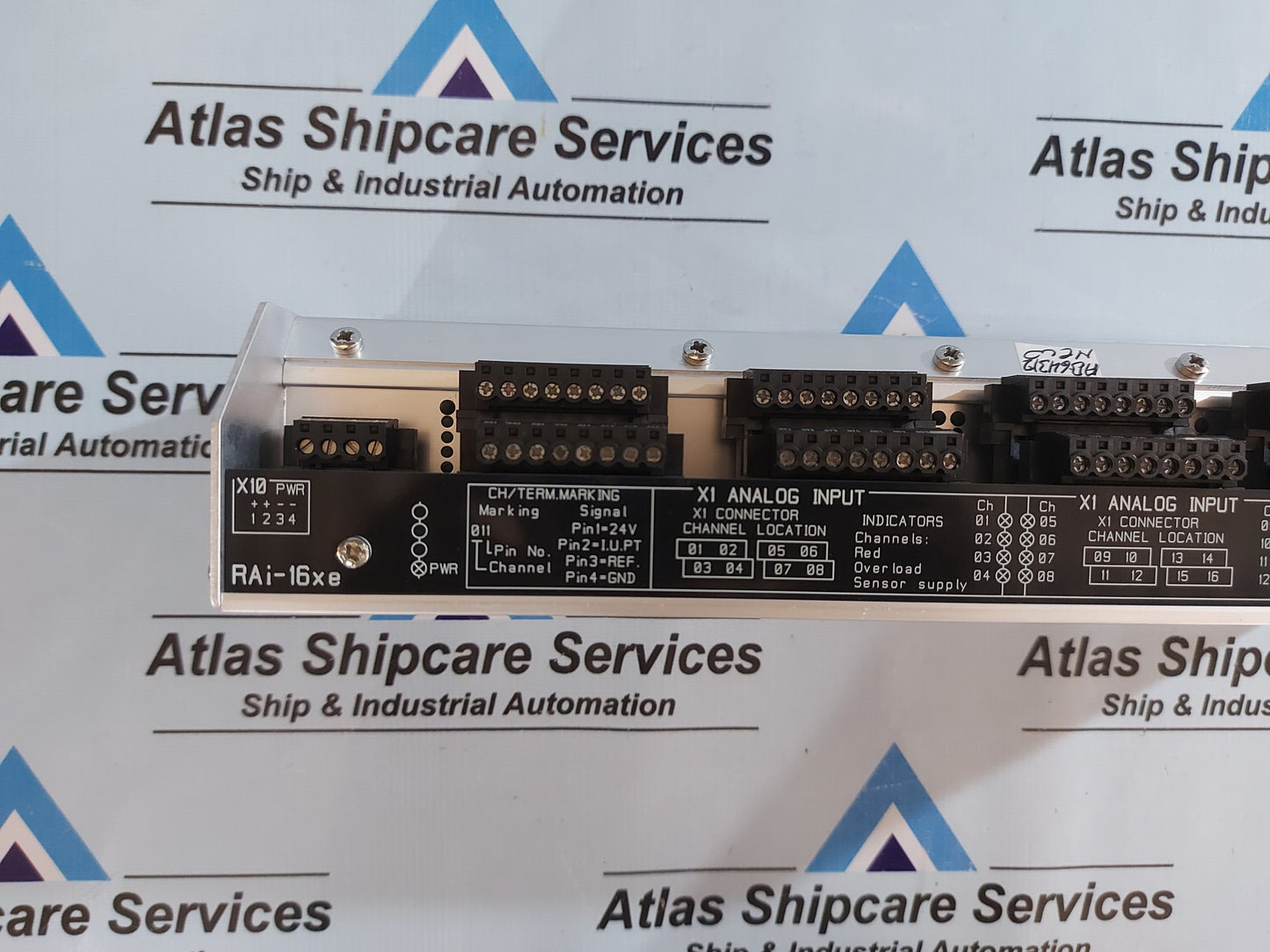 KONGSBERG RAI-16xe 329714 REMOTE ANALOGUE INPUT MODULE REV.B10