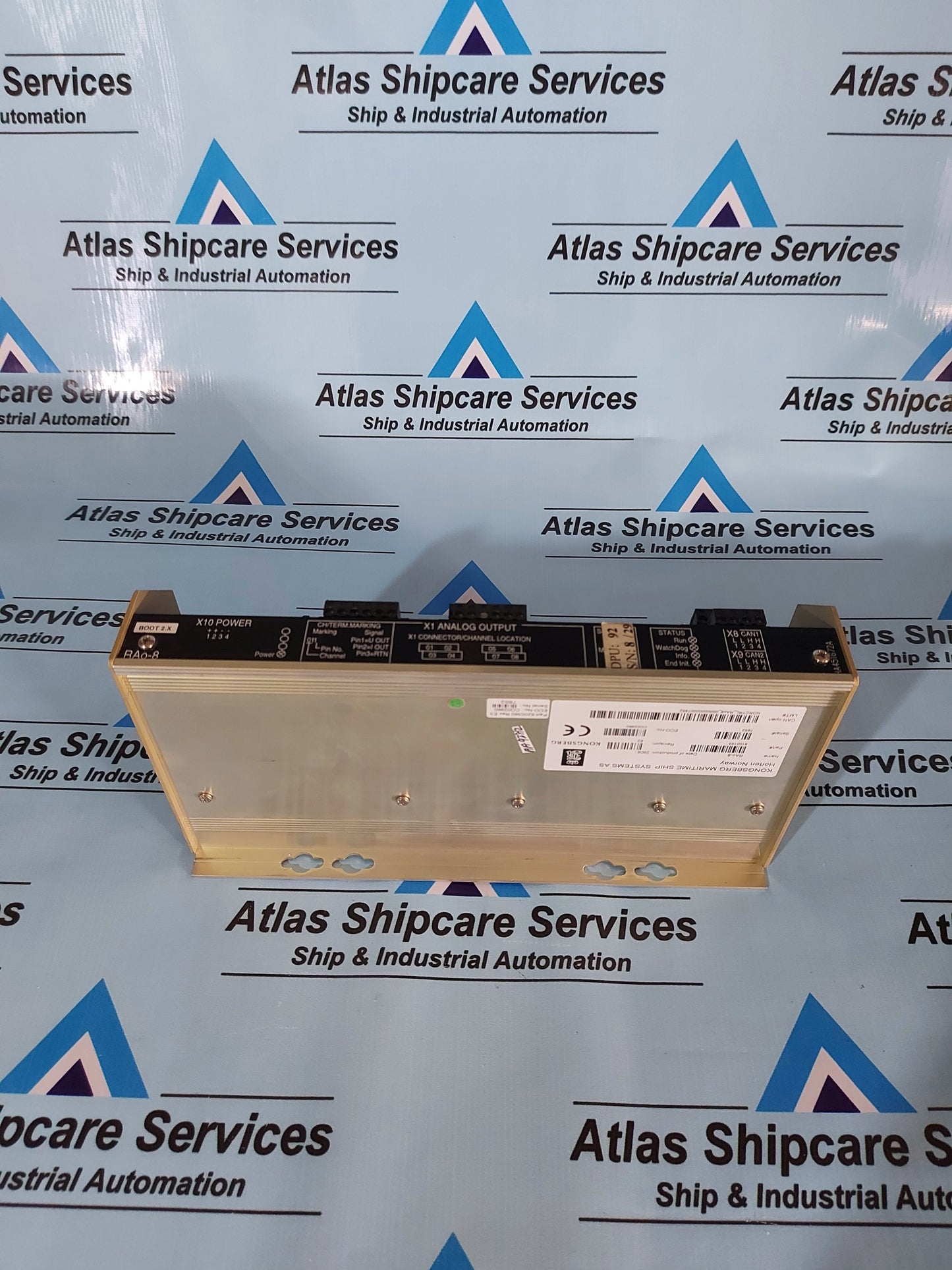 KONGSBERG RAO-8 8100153 REMOTE ANALOG OUTPUT MODULE REV.E2