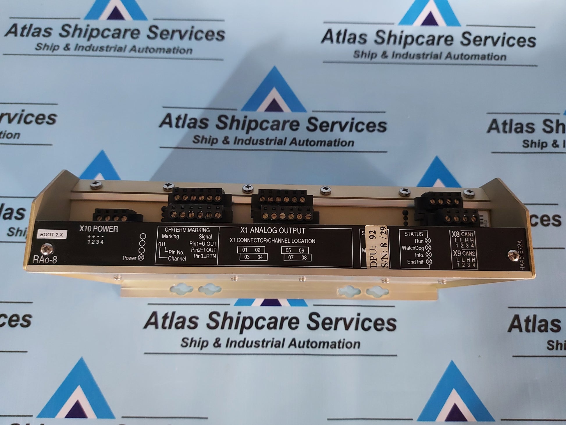KONGSBERG RAO-8 8100153 REMOTE ANALOG OUTPUT MODULE REV.E2