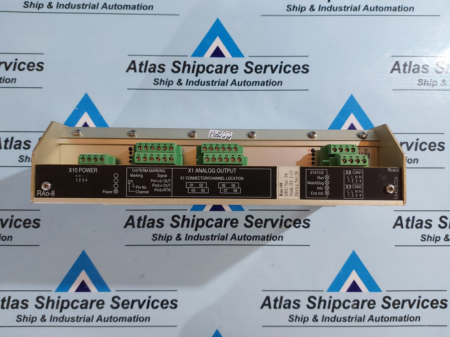 KONGSBERG RAo-8 8100153 REMOTE ANALOG OUTPUT MODULE REV.C5