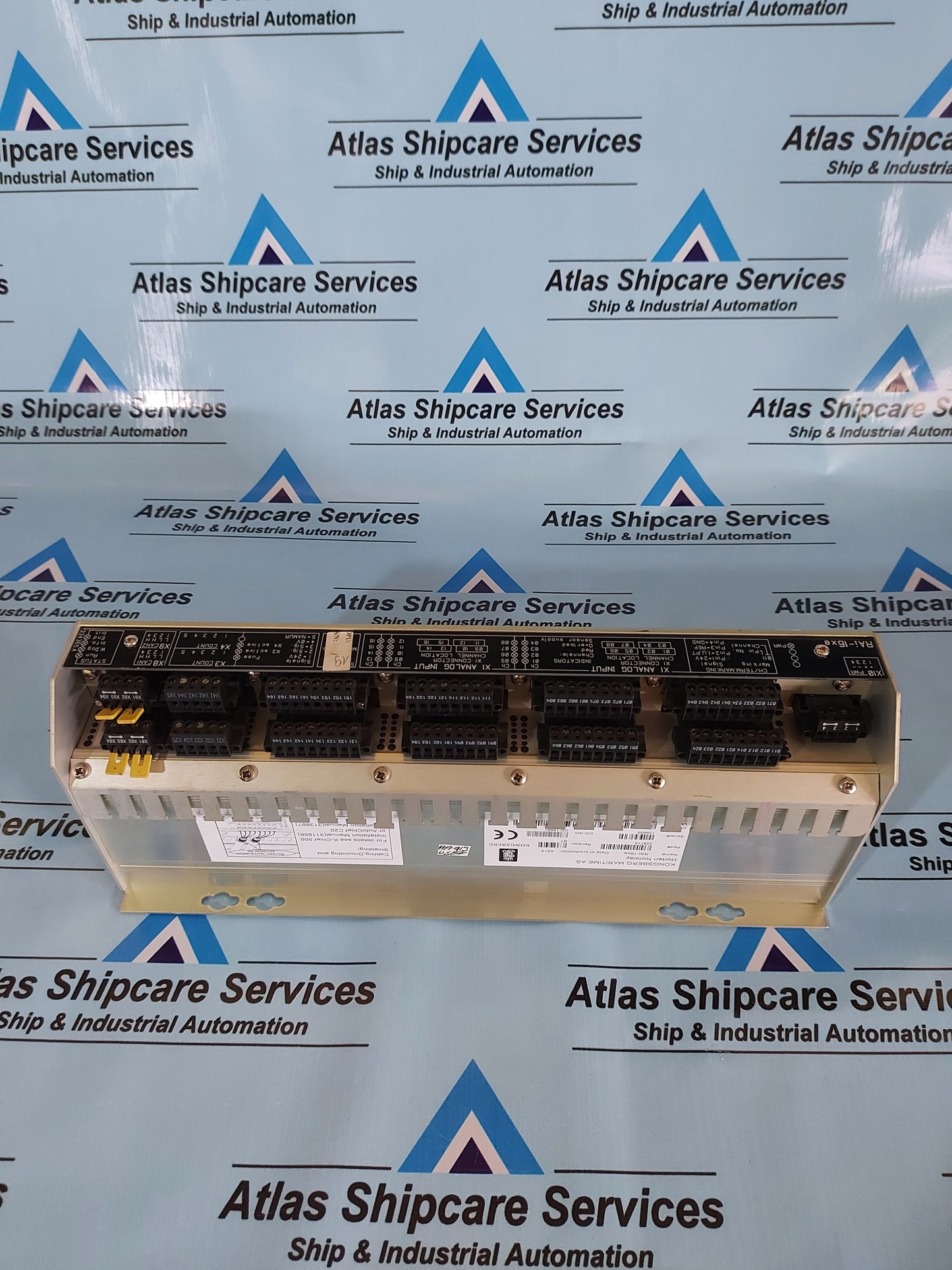 KONGSBERG RAi-16xe 329714 REMOTE ANALOGUE INPUT MODULE REV.B7