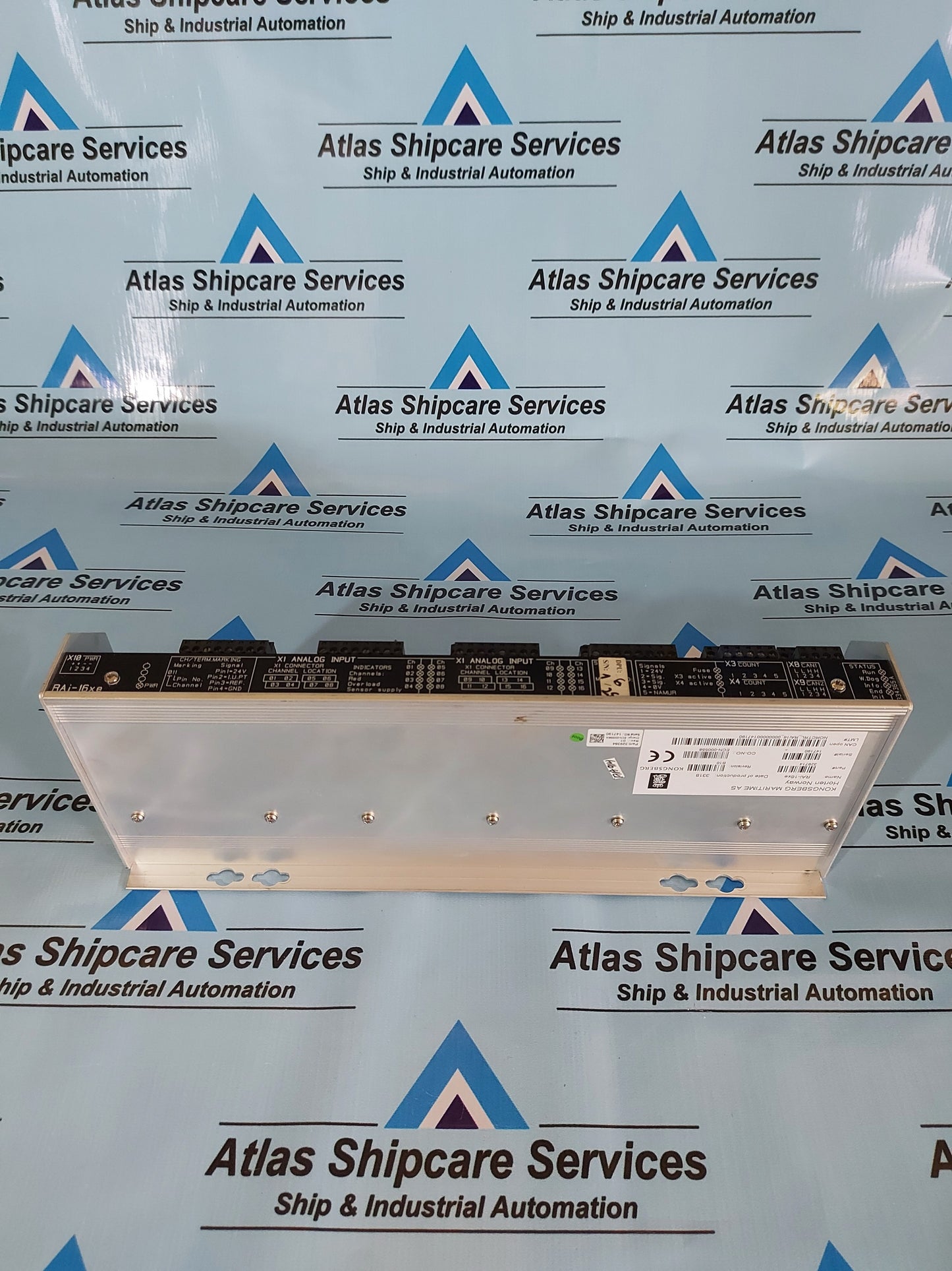 KONGSBERG RAi-16xe 329714 REMOTE ANALOGUE INPUT MODULE REV.B10