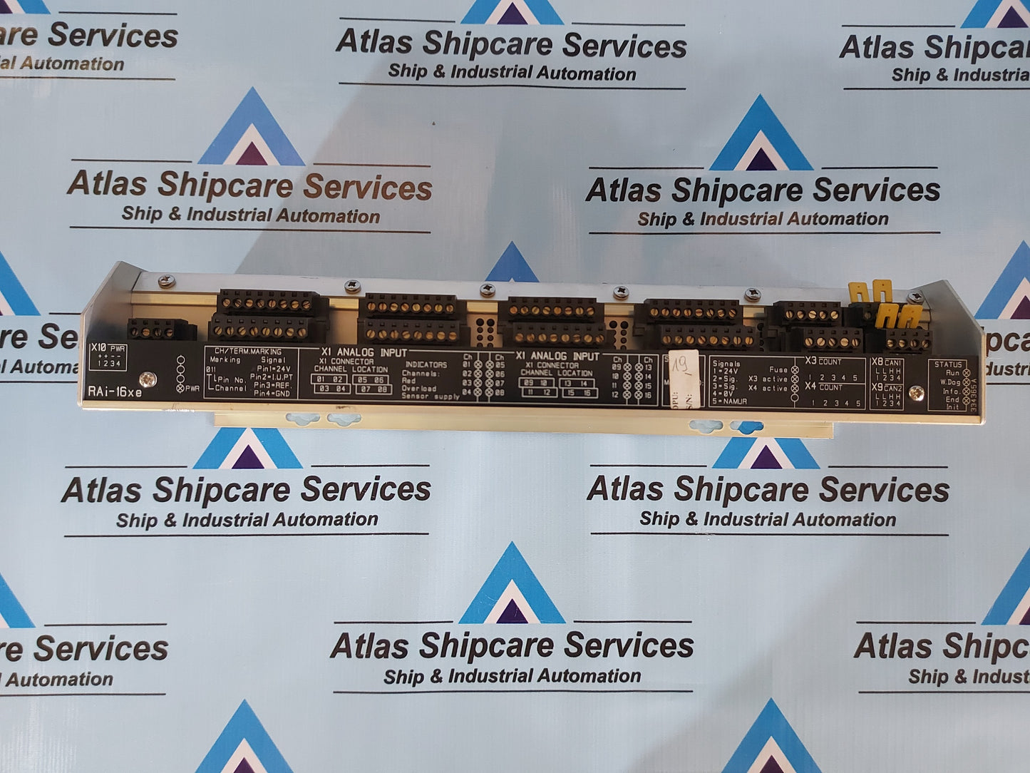 KONGSBERG RAi-16xe 329714 REMOTE ANALOGUE INPUT MODULE REV.B7