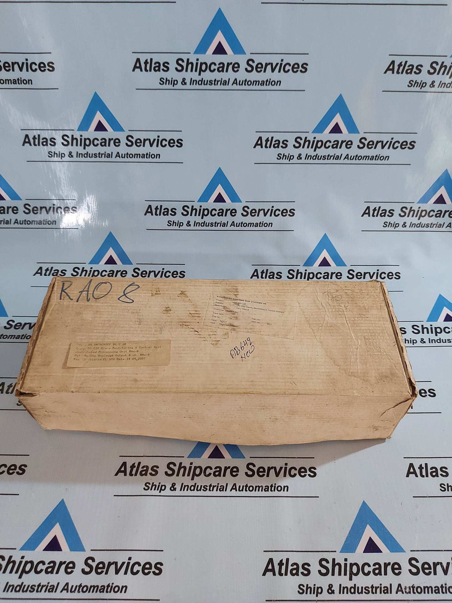 KONGSBERG RAo-8 8100153 REMOTE ANALOG OUTPUT MODULE REV.D
