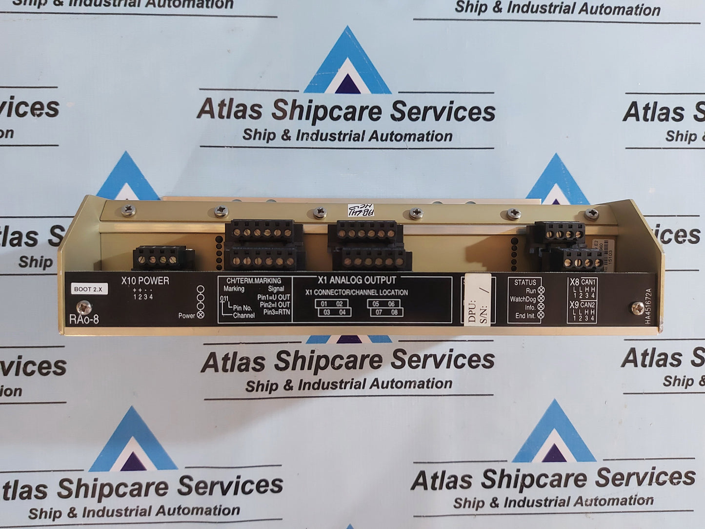 KONGSBERG RAo-8 8100153 REMOTE ANALOG OUTPUT MODULE REV.E2