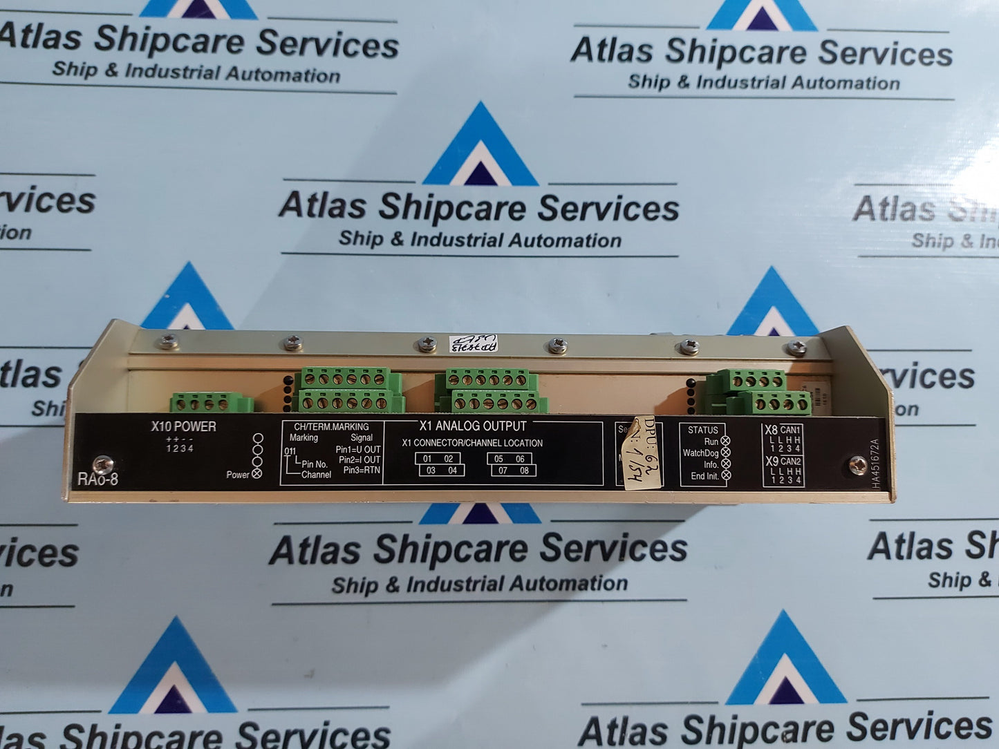 KONGSBERG RAo-8 8100153 REMOTE ANALOG OUTPUT MODULE REV.C7