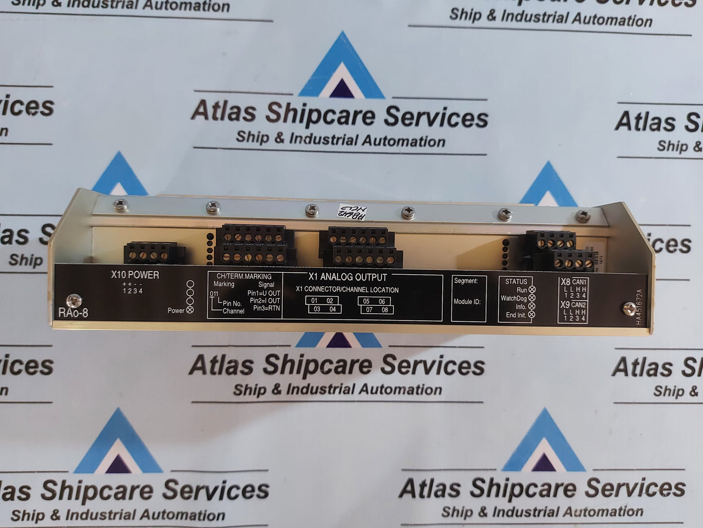KONGSBERG RAo-8 8100153 REMOTE ANALOG OUTPUT MODULE REV.D