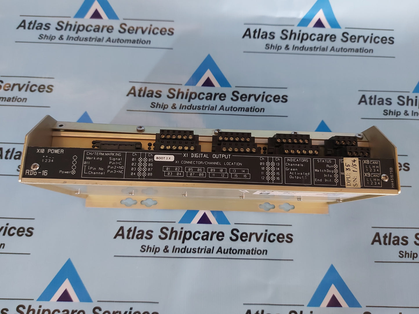 KONGSBERG RDO-16 8100155 REMOTE DIGITAL OUTPUT MODULE REV.E1