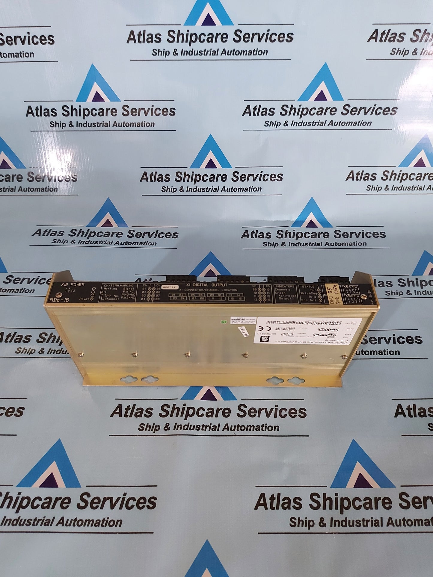 KONGSBERG RDO-16 8100155 REMOTE DIGITAL OUPUT MODULE REV.F