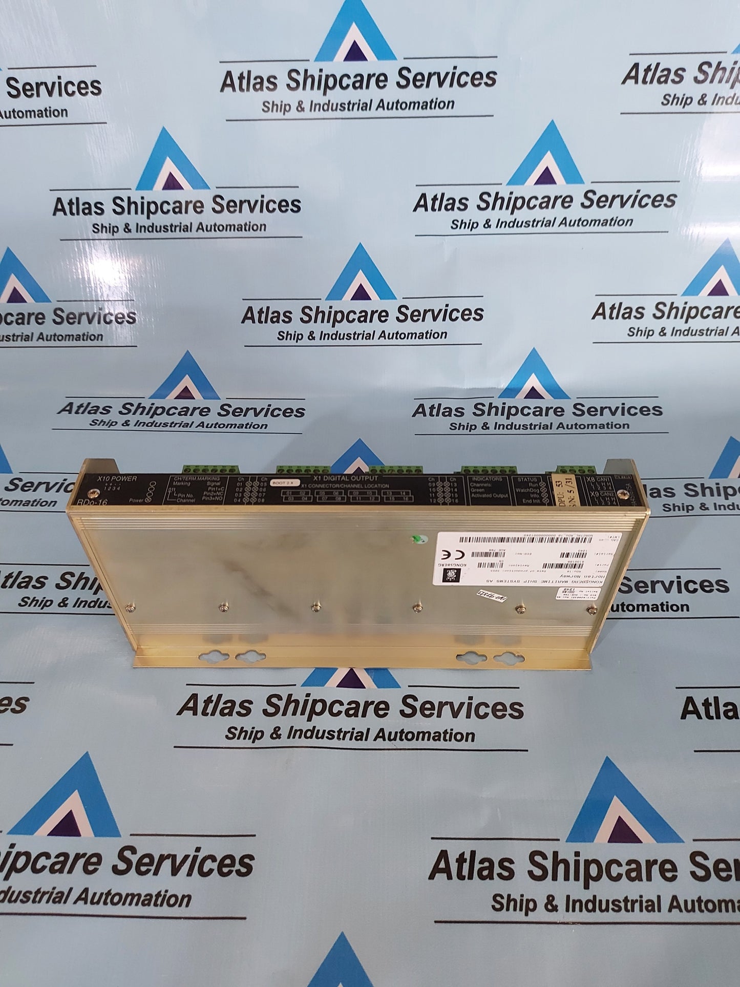 KONGSBERG RDO-16 8100155 REMOTE DIGITAL OUPUT MODULE REV.C5