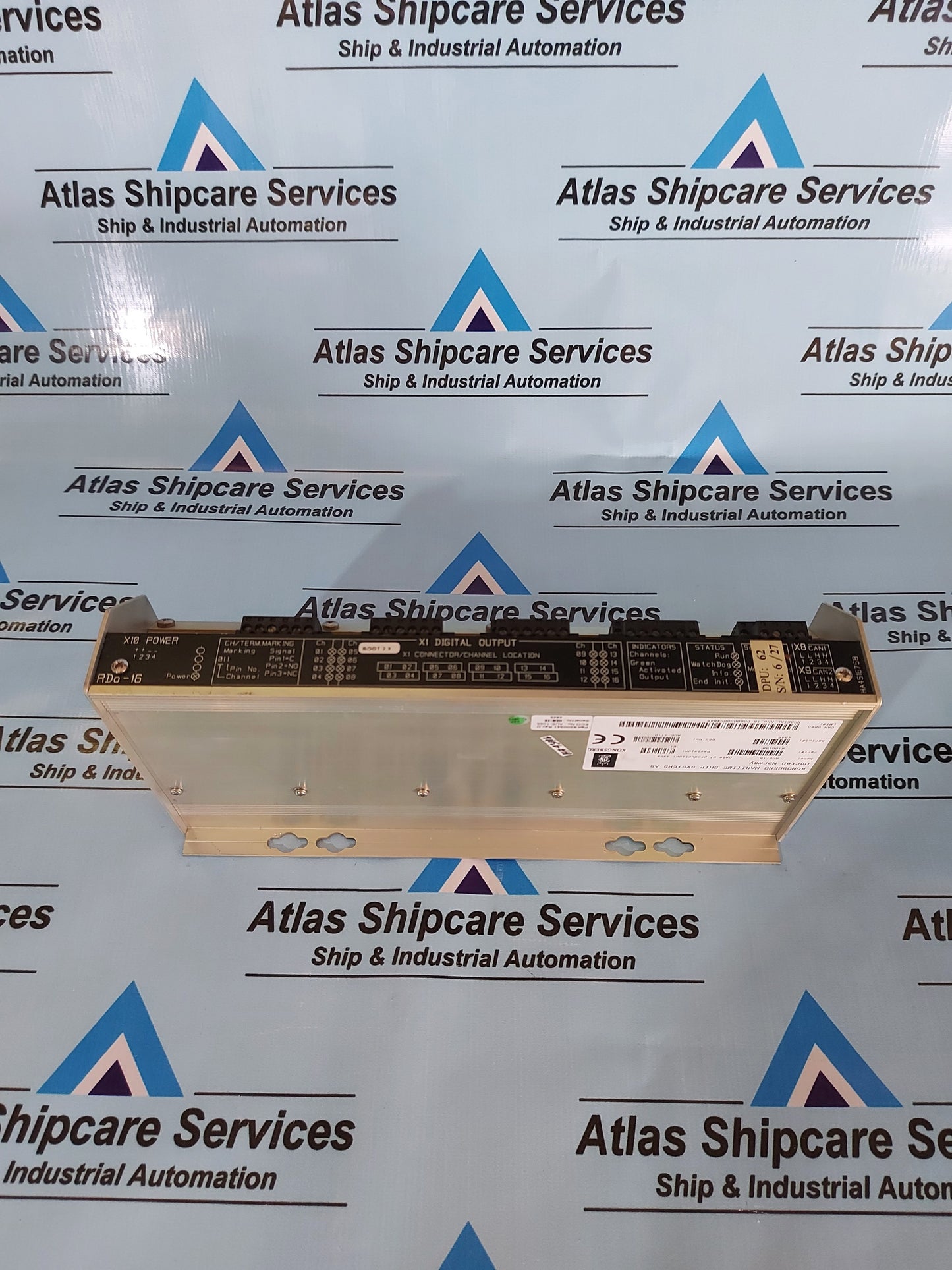 KONGSBERG RDO-16 8100155 REMOTE DIGITAL OUTPUT MODULE REV.E1