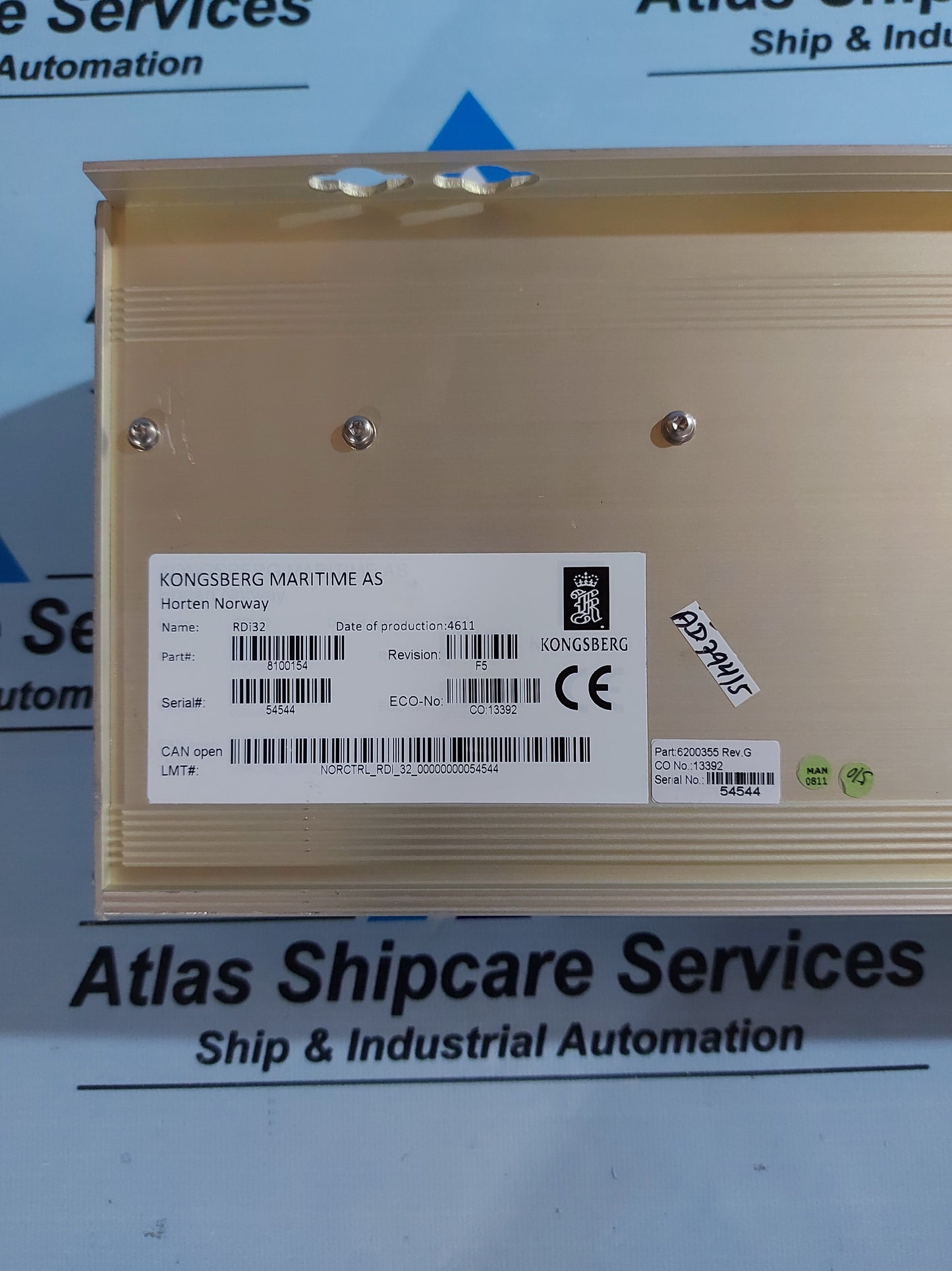 KONGSBERG RDi-32 8100154 REMOTE DIGITAL INPUT MODULE REV.F5