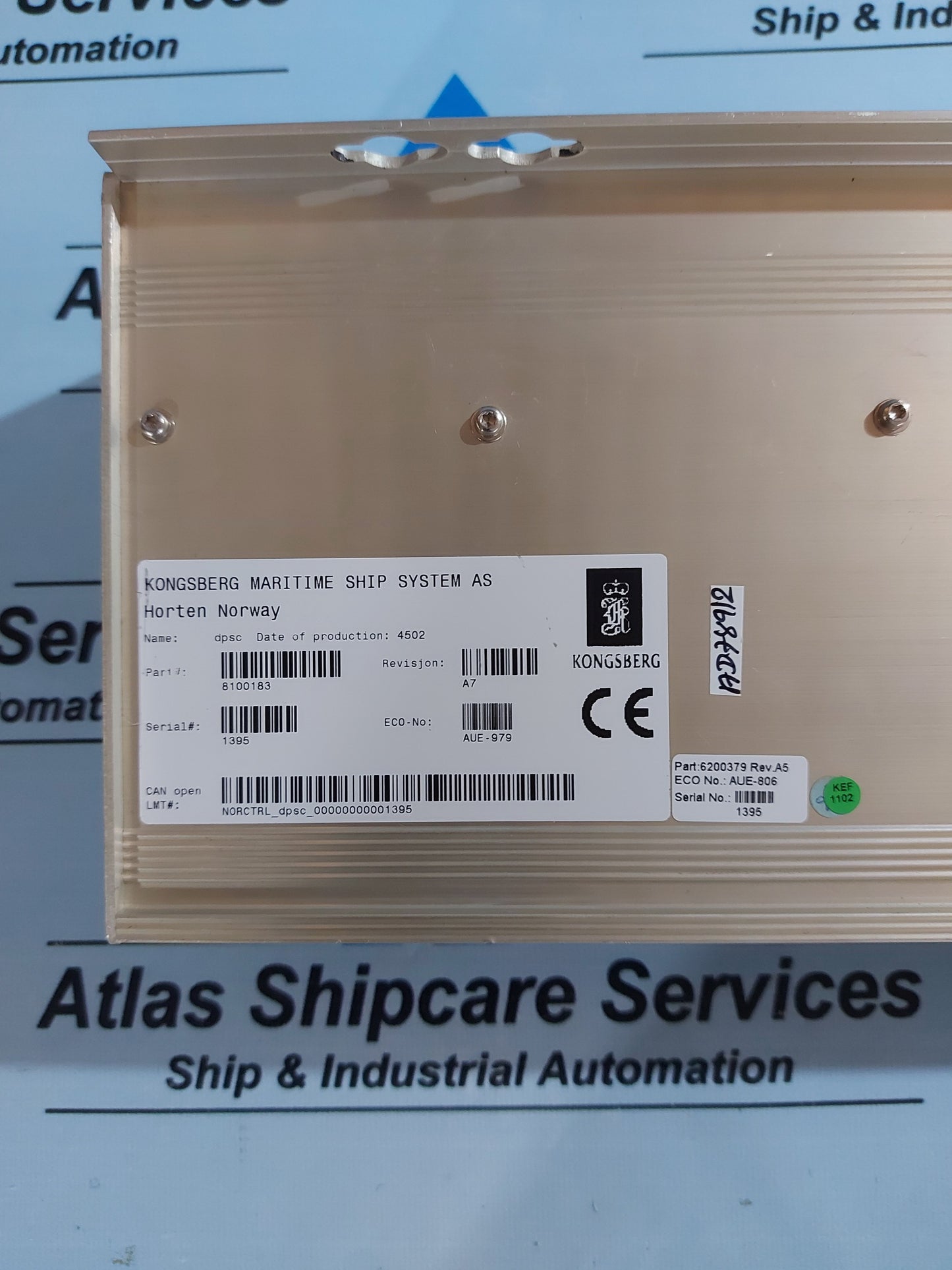 KONGSBERG dPSC 8100183 MODULE REV.A7