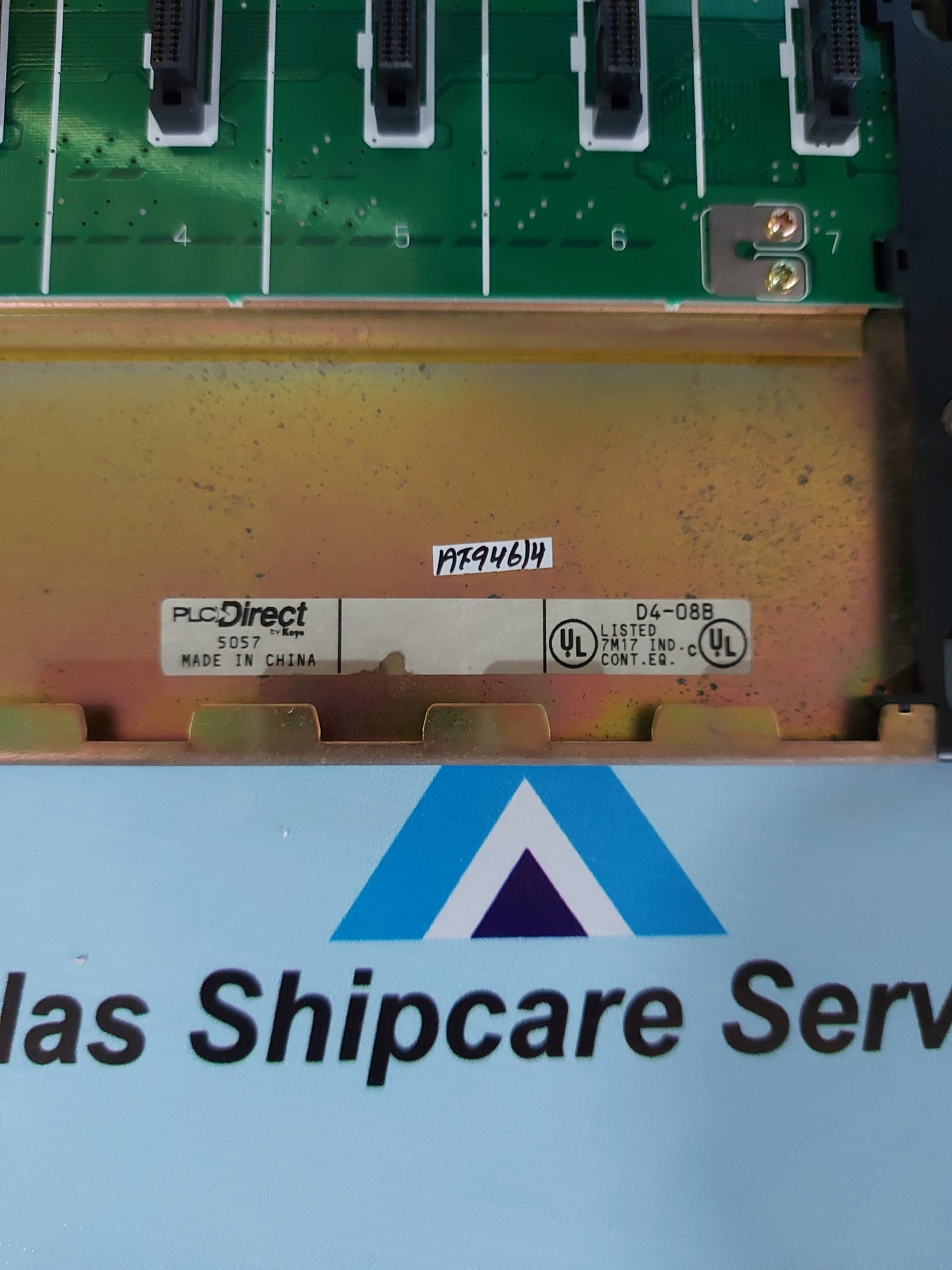 KOYO PLC DIRECT D4-08B 8 SLOT CHASSIS RACK