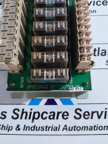 KT ELECTRIC KT-9660-60 GROUP RELAY UNIT