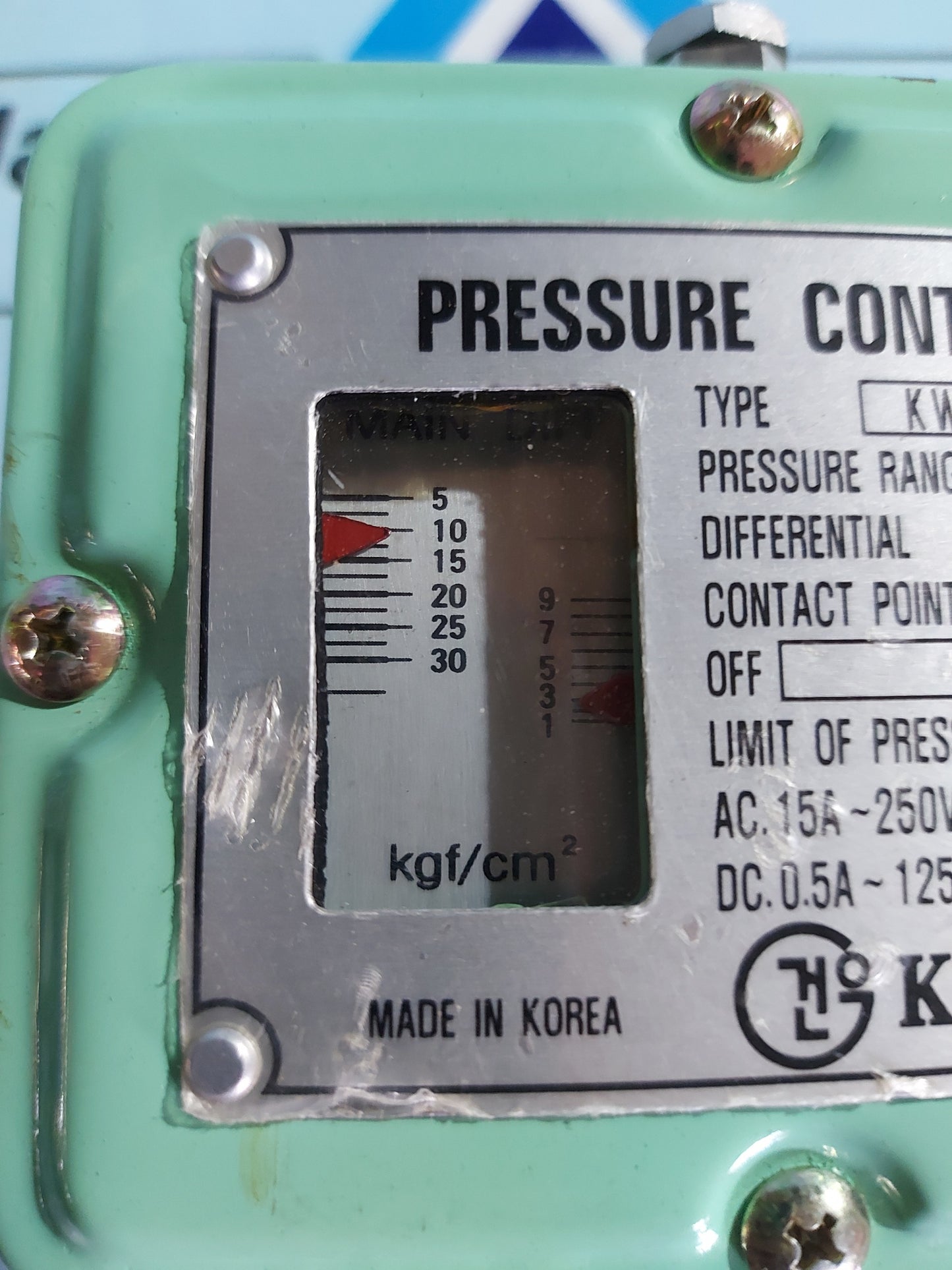 KUN WOO KW811-30W PRESSURE CONTROL