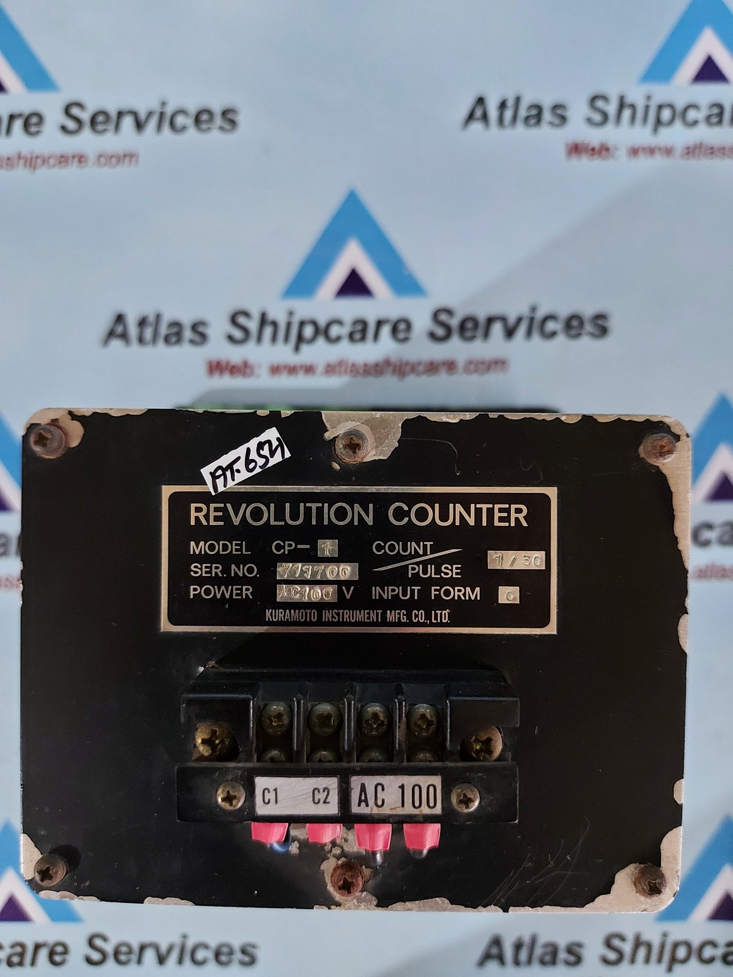 KURAMOTO INSTRUMENT CP-1 REVOLUTION COUNTER