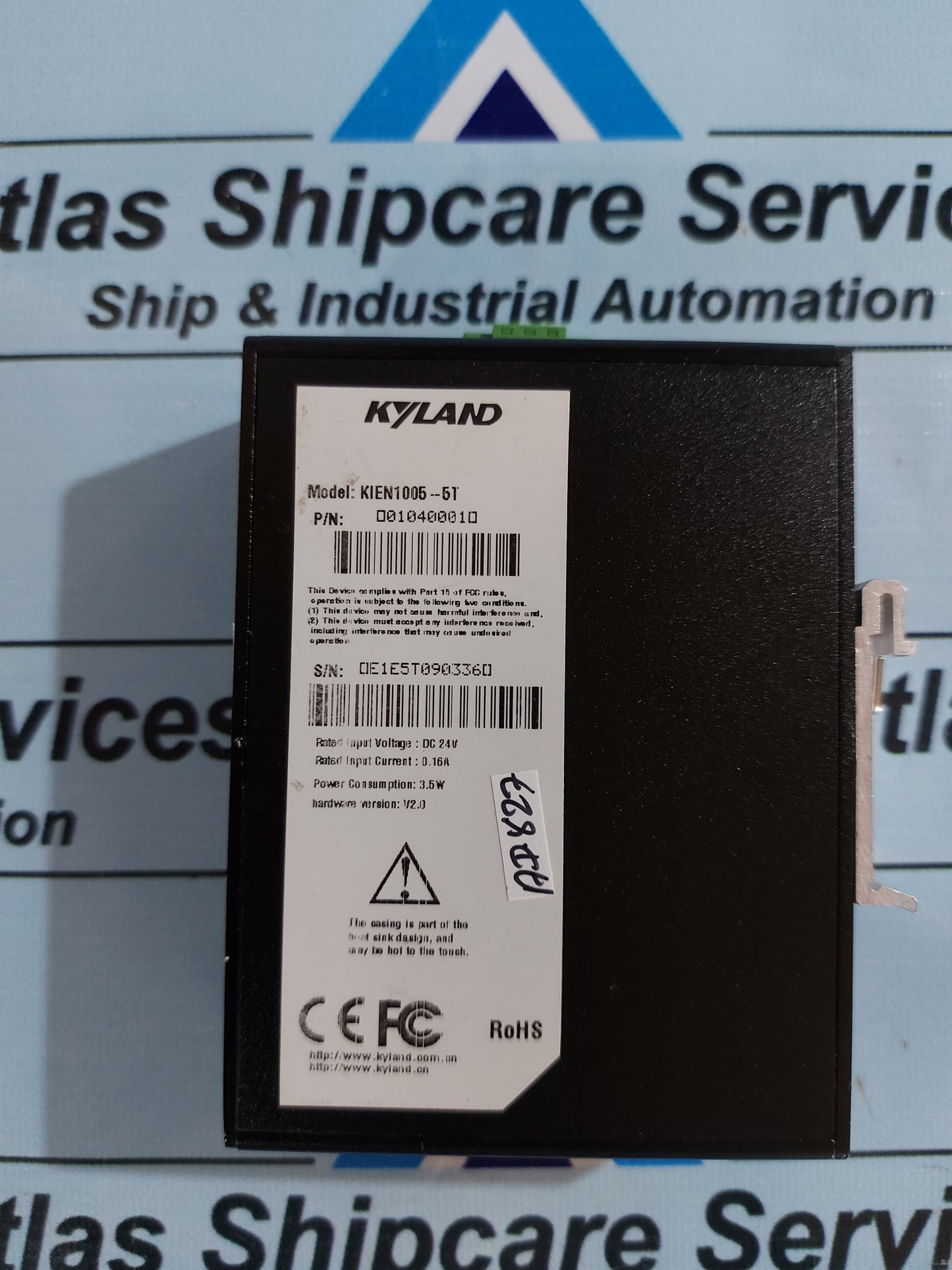 KYLAND KIEN1005-5T 5-PORT UNMANAGED INDUSTRIAL ETHERNET SWITCH