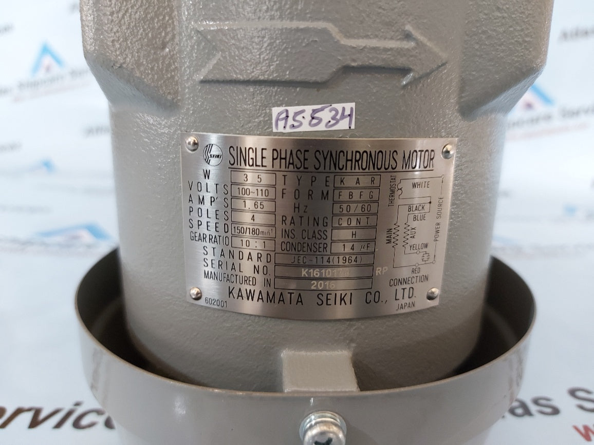 Kawamata KAR JEC-114 Single Phase Synchronous Motor