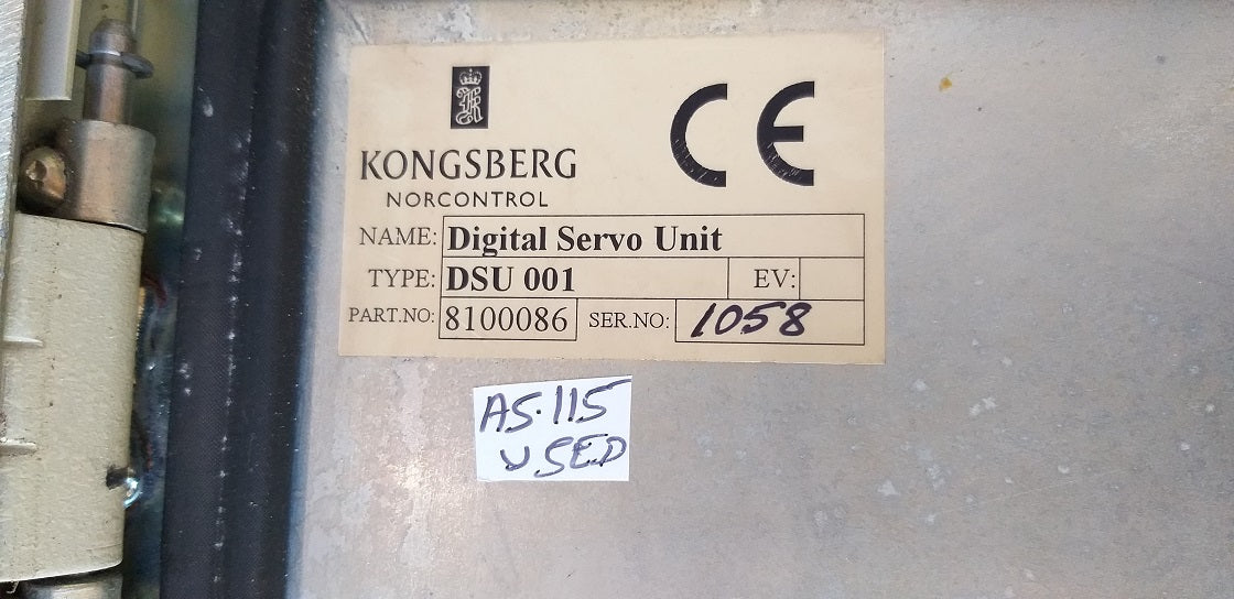 Kongsberg Norcontrol DSU 001 Digital Servo Unit P/N : 810086