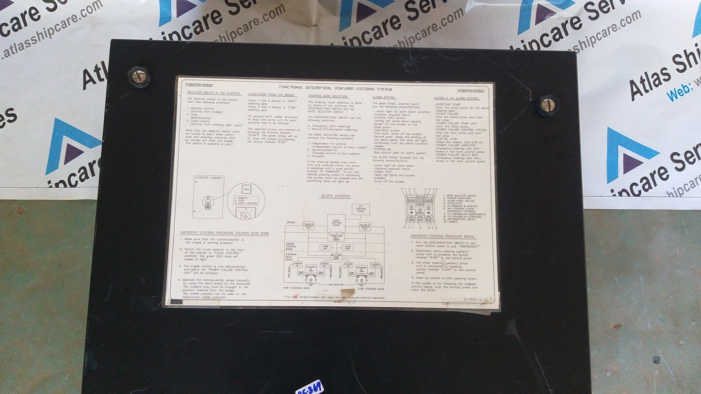 Kongsberg Simrad SJS-01/02 Control Unit System