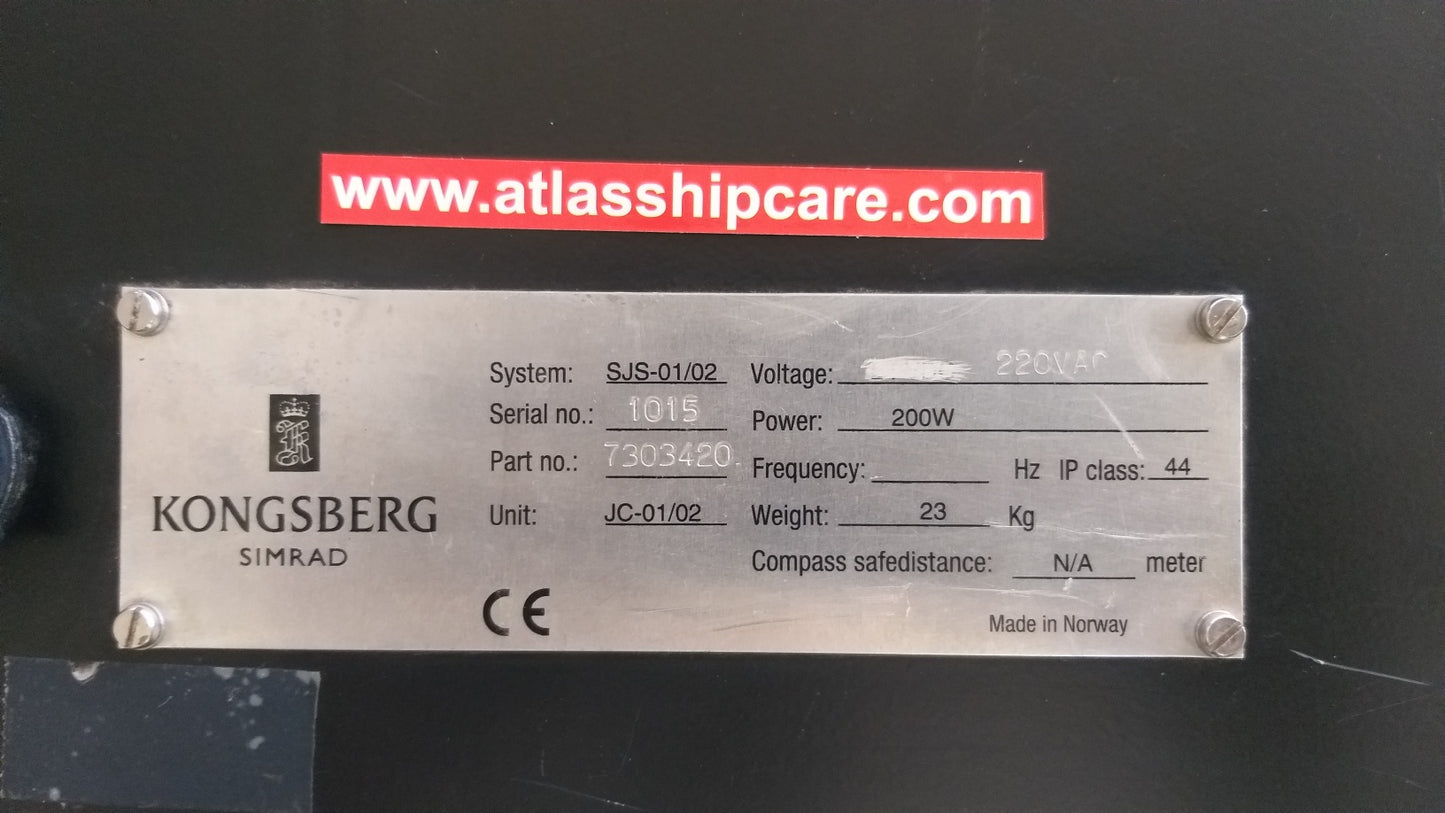 Kongsberg Simrad SJS-01/02 Control Unit System