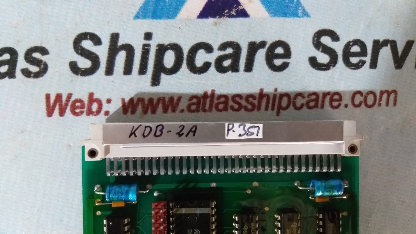 Kongsberg/Autronica KDB-2A 7252-015.0001 Pcb Card