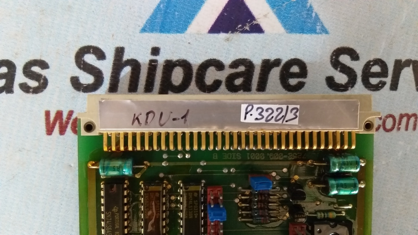Kongsberg/Autronica KDU-1 7252-009.0001 Communication Card