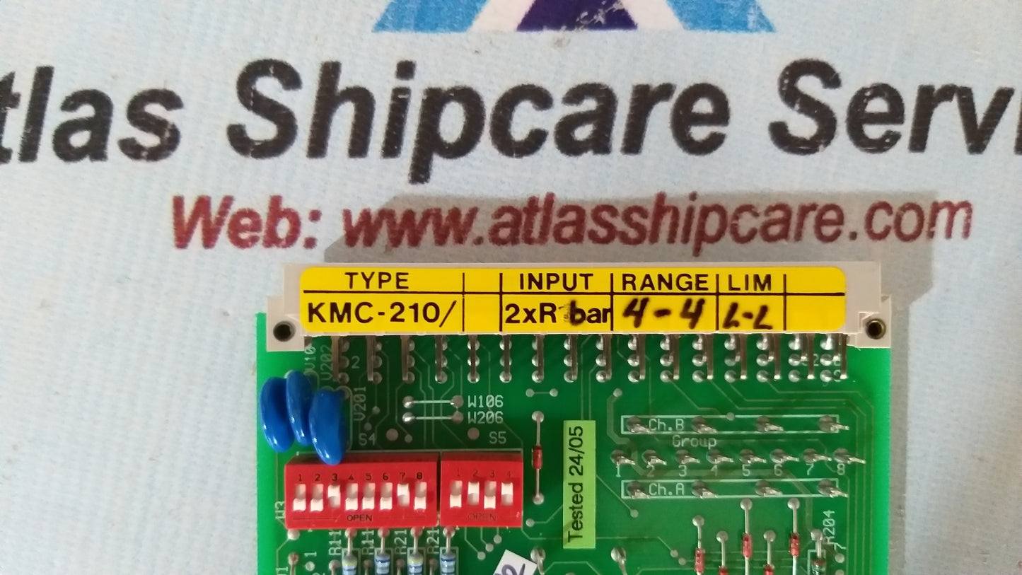 Kongsberg/Autronica KMC-210/2XR bar 4-4 Pcb Card