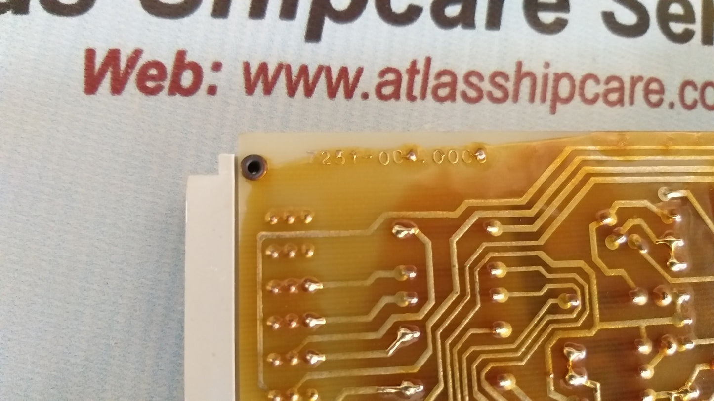 Kongsberg Autronica KME-200/T 7251-004.0000 Pcb Card