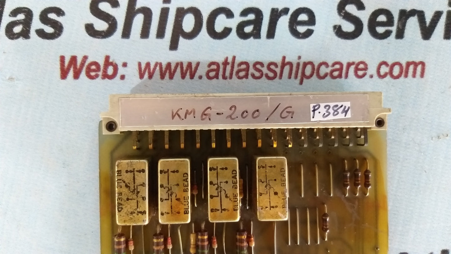 Kongsberg/Autronica KMG-200/G 7251-009.0000 Pcb Card