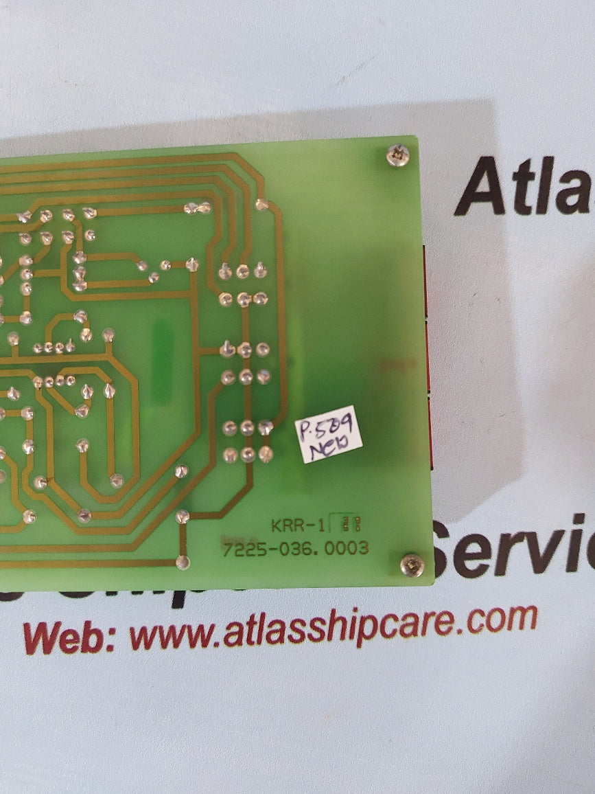Kongsberg/Autronica KRR-1 7225-036.0003 Pcb Circuit Board