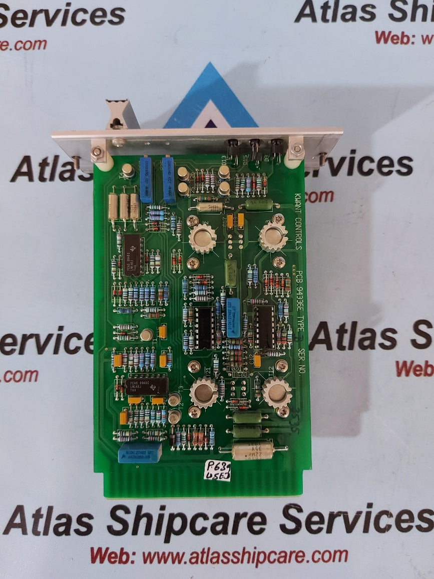 Kwant Controls Pcb.94336E Pcb Card