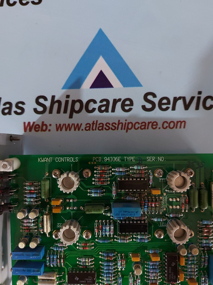 Kwant Controls Pcb.94336E Pcb Card