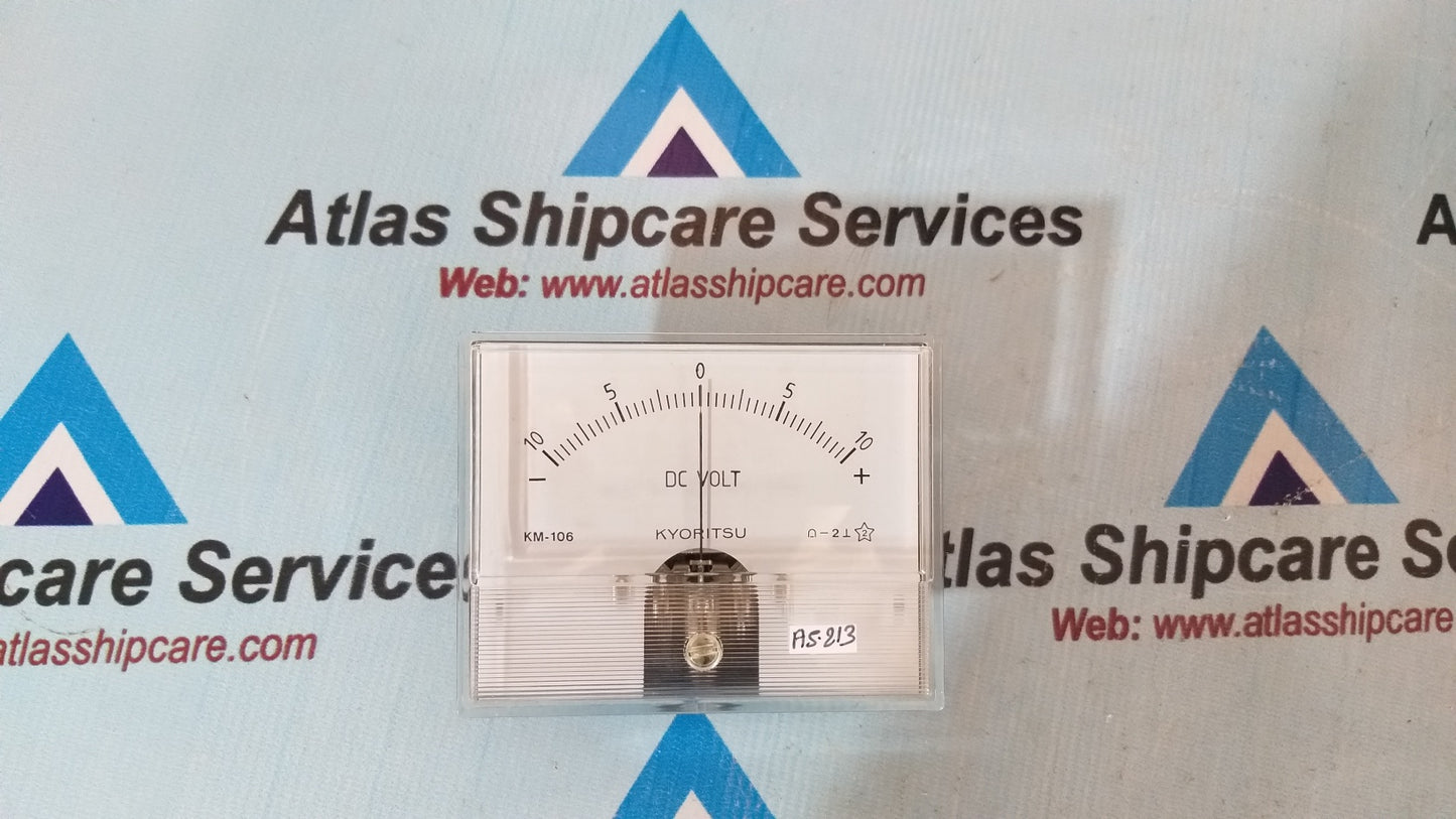 Kyoritsu KM-106 Dc Volt Meter 0 To 10