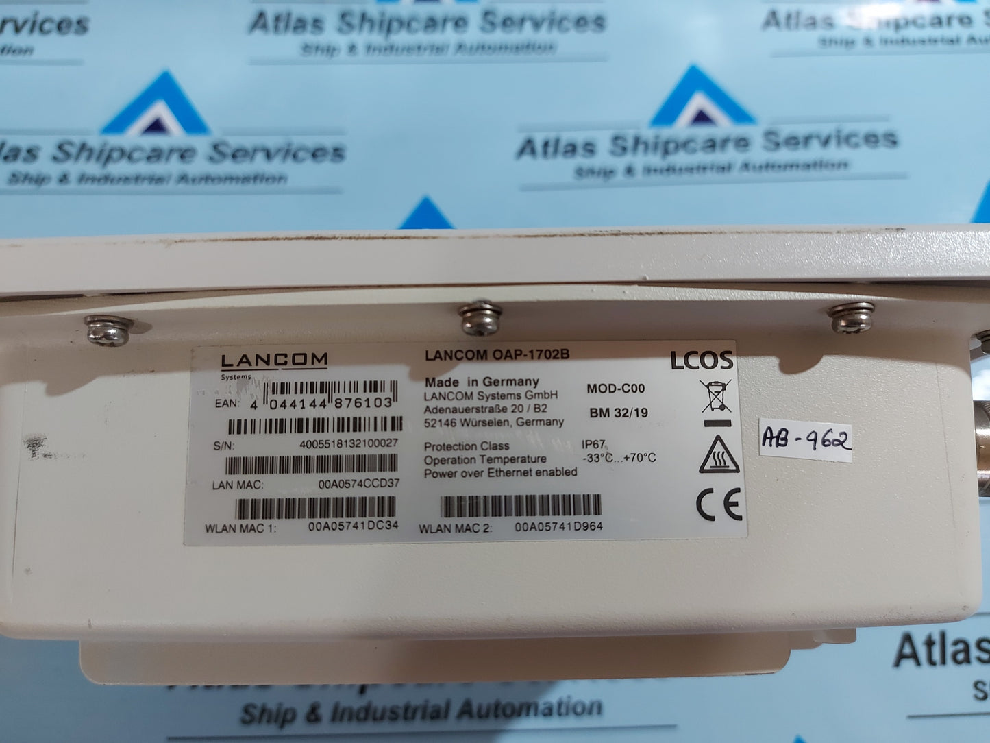 LANCOM SYSTEMS OAP-1702B OUTPUT WI-FI ACCESS POINT IP67