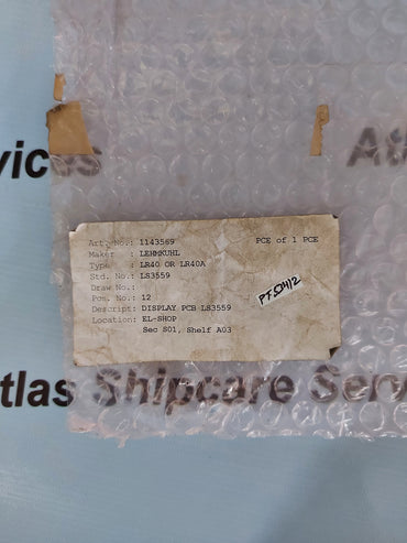 LEHMKUHL LR40 DISPLAY PCB LS3559