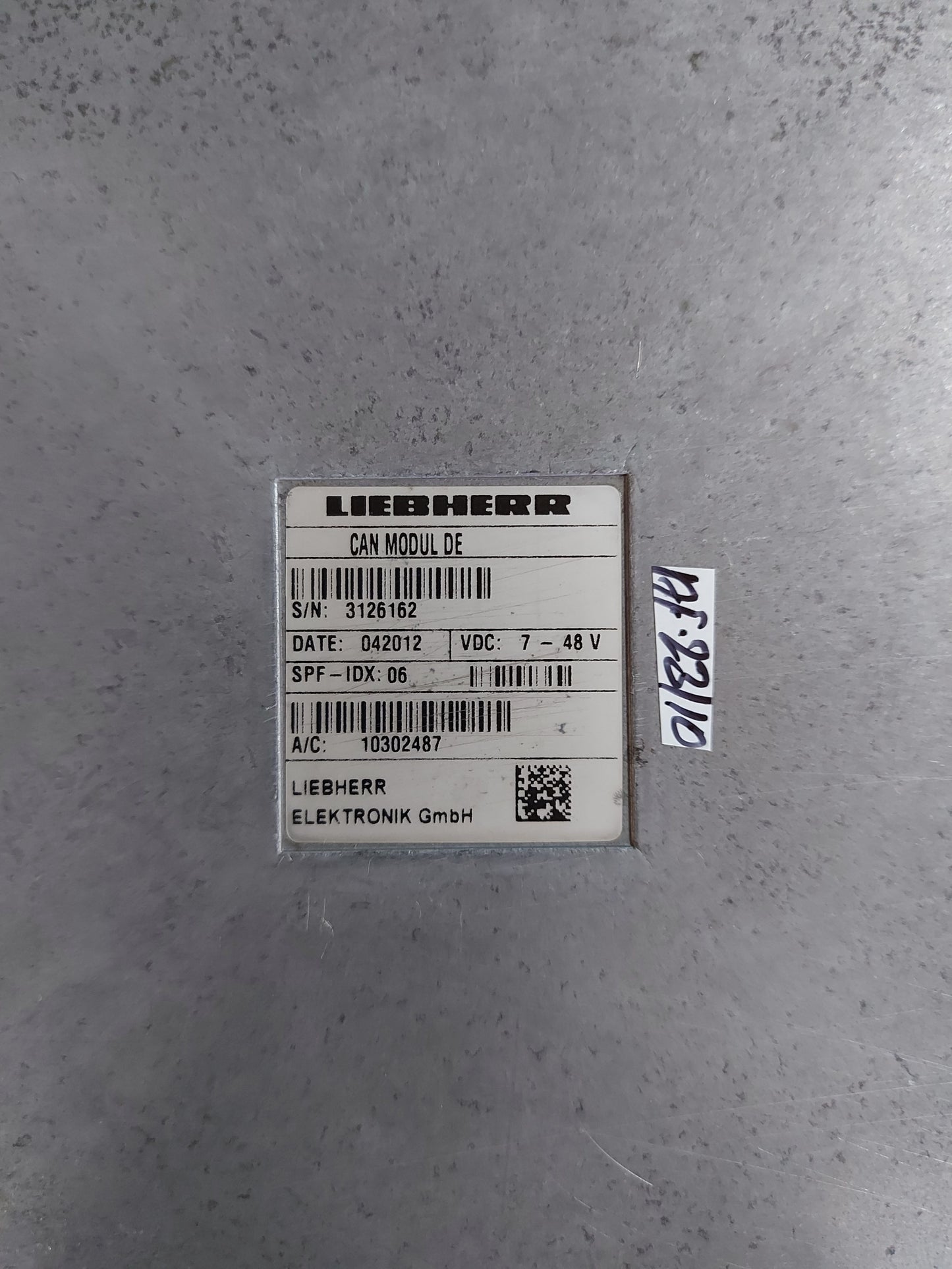 LIEBHERR 10351656 CAN MODULE DE