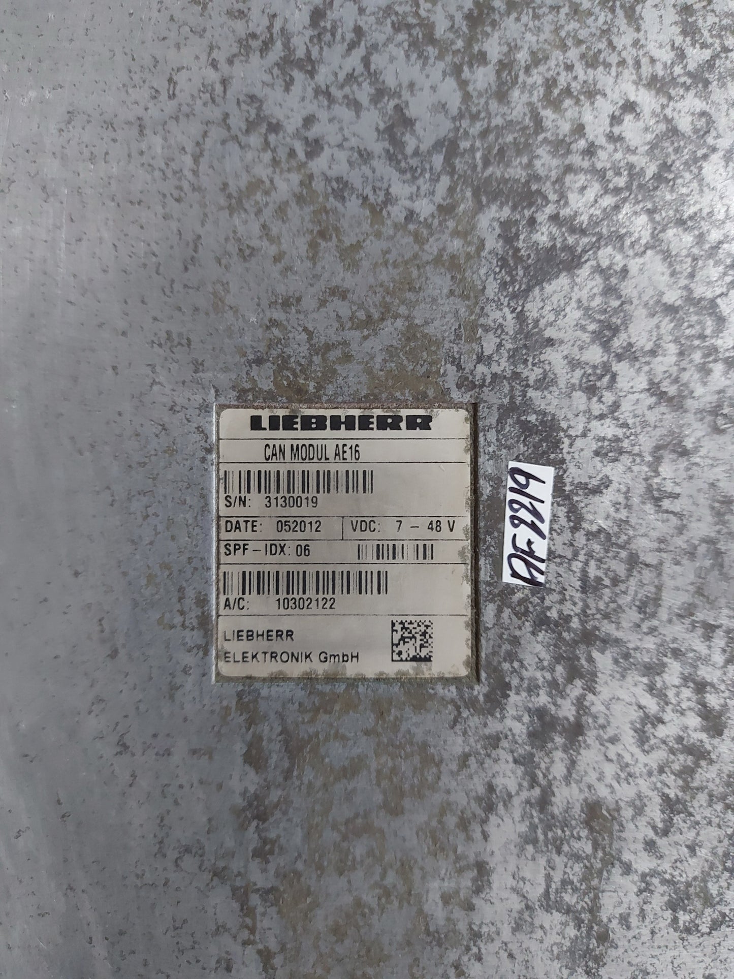 LIEBHERR 10351667 CAN MODULE AE16