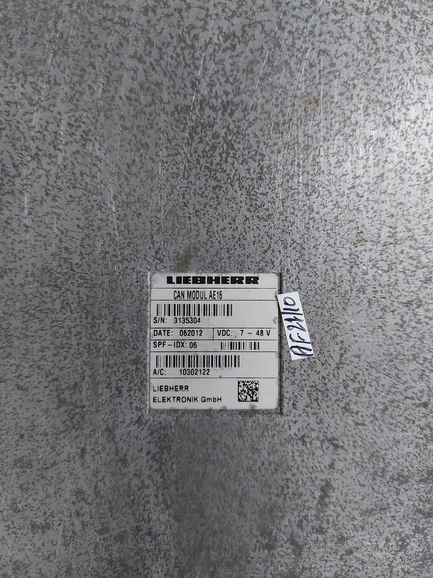 LIEBHERR 10351668 CAN MODULE AE16