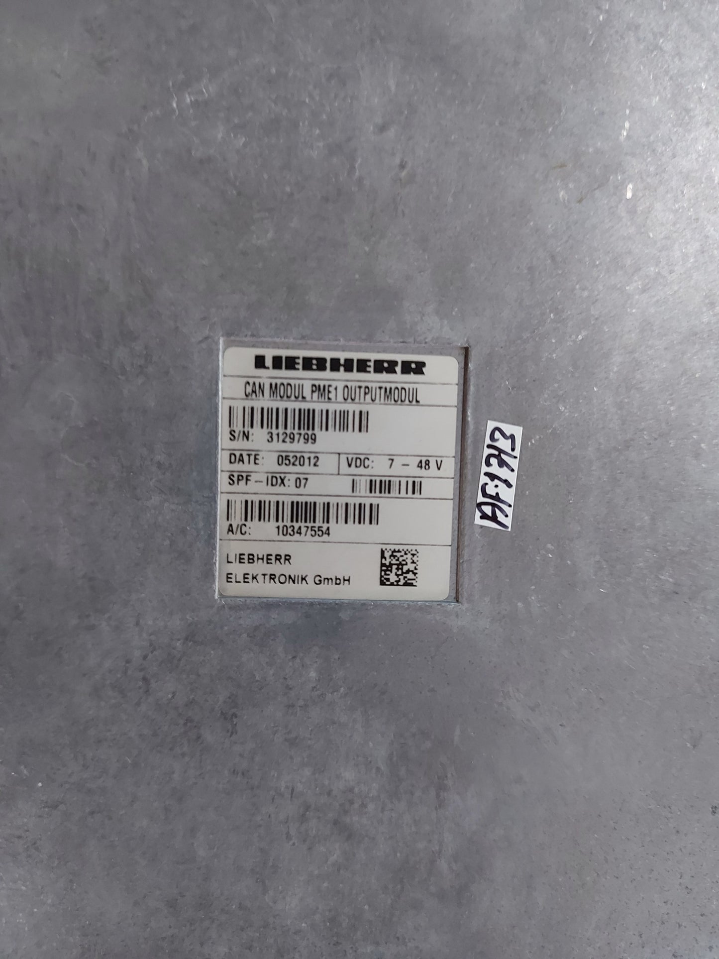 LIEBHERR 10351671 CAN MODULE PME1 OUTPUT MODULE