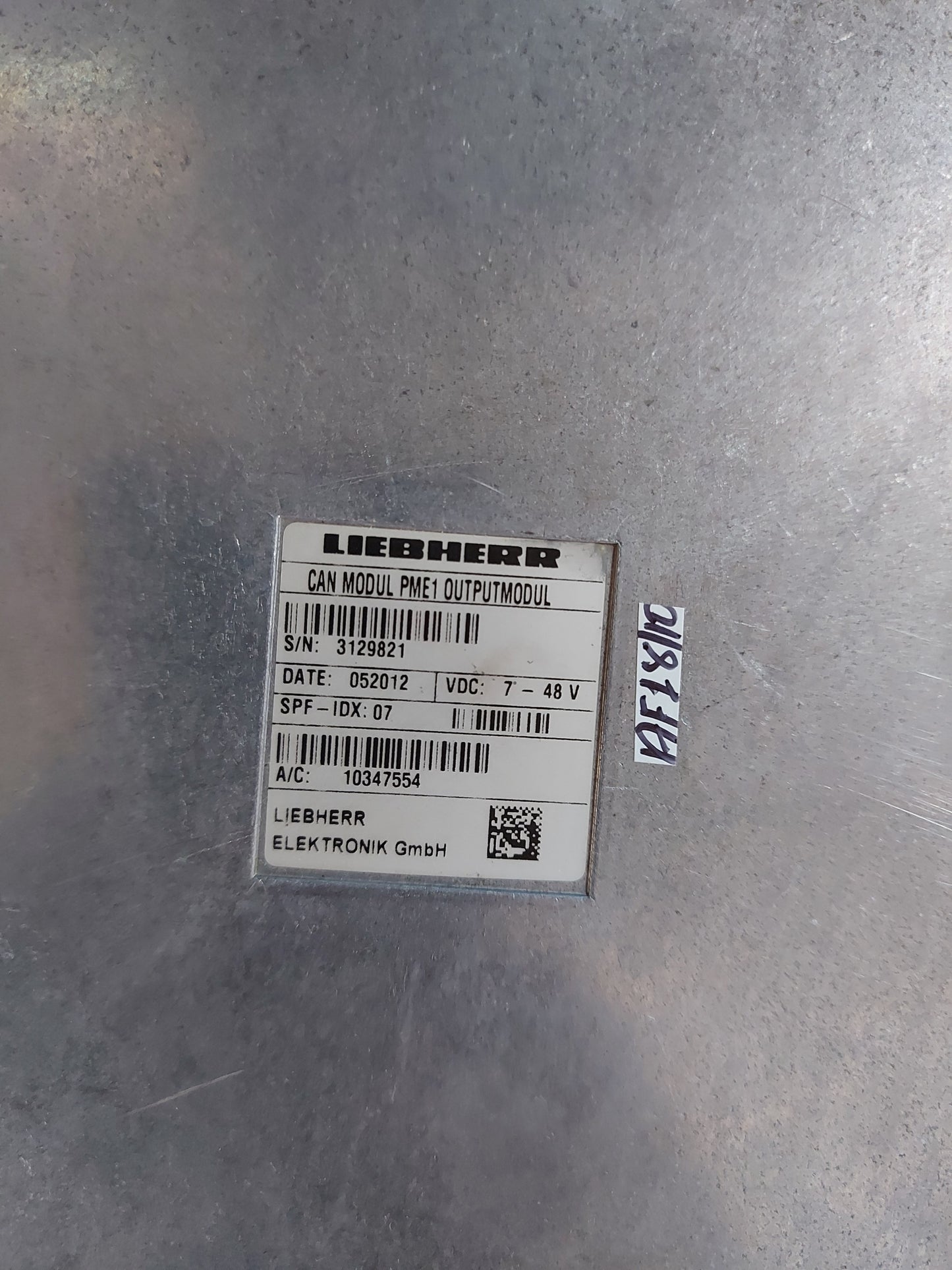 LIEBHERR 10351672 CAN MODULE PME1 OUTPUT MODULE