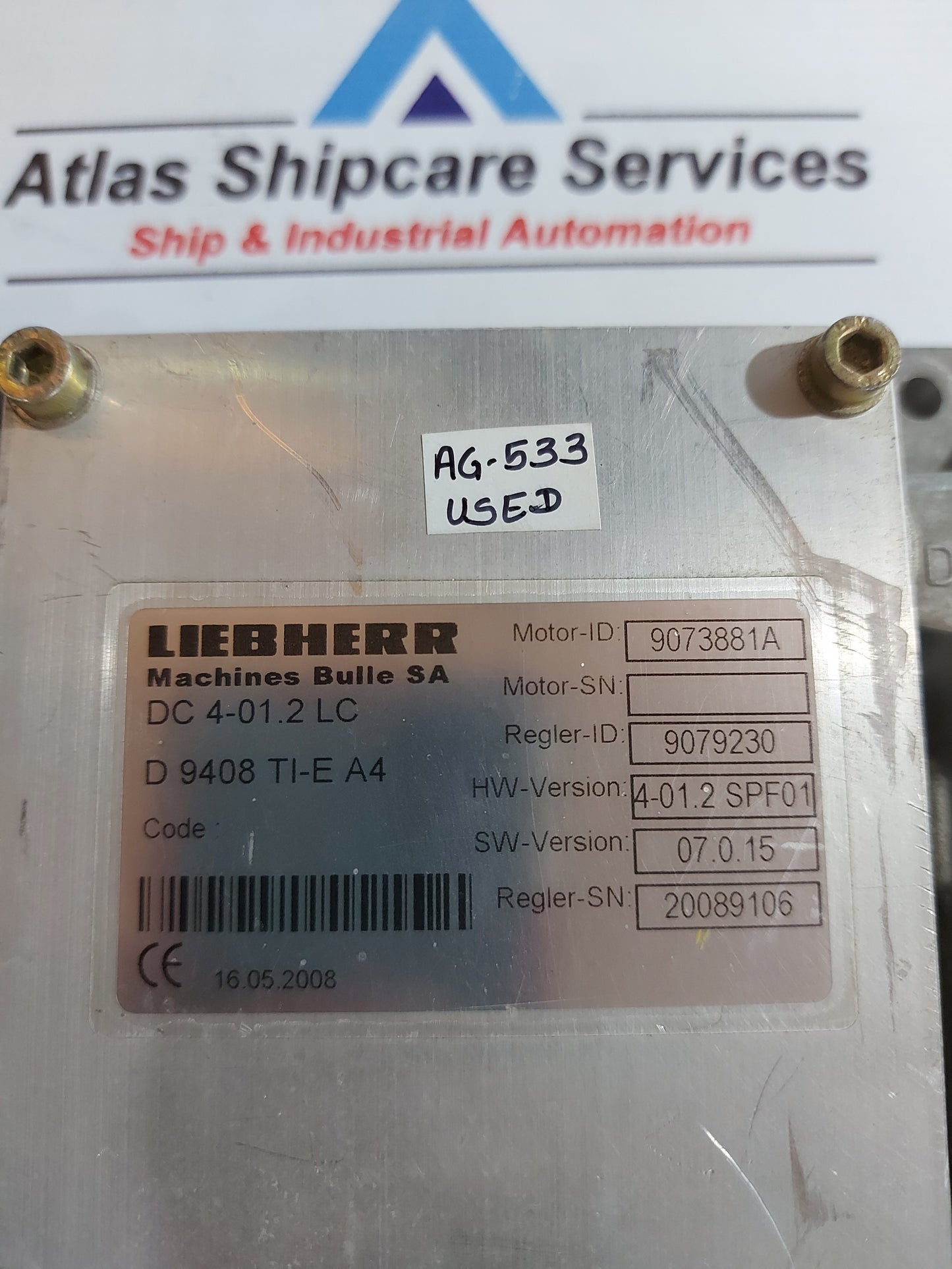 LIEBHERR DC 4-01.2 LC MOTOR CONTROL DEVICE AG533