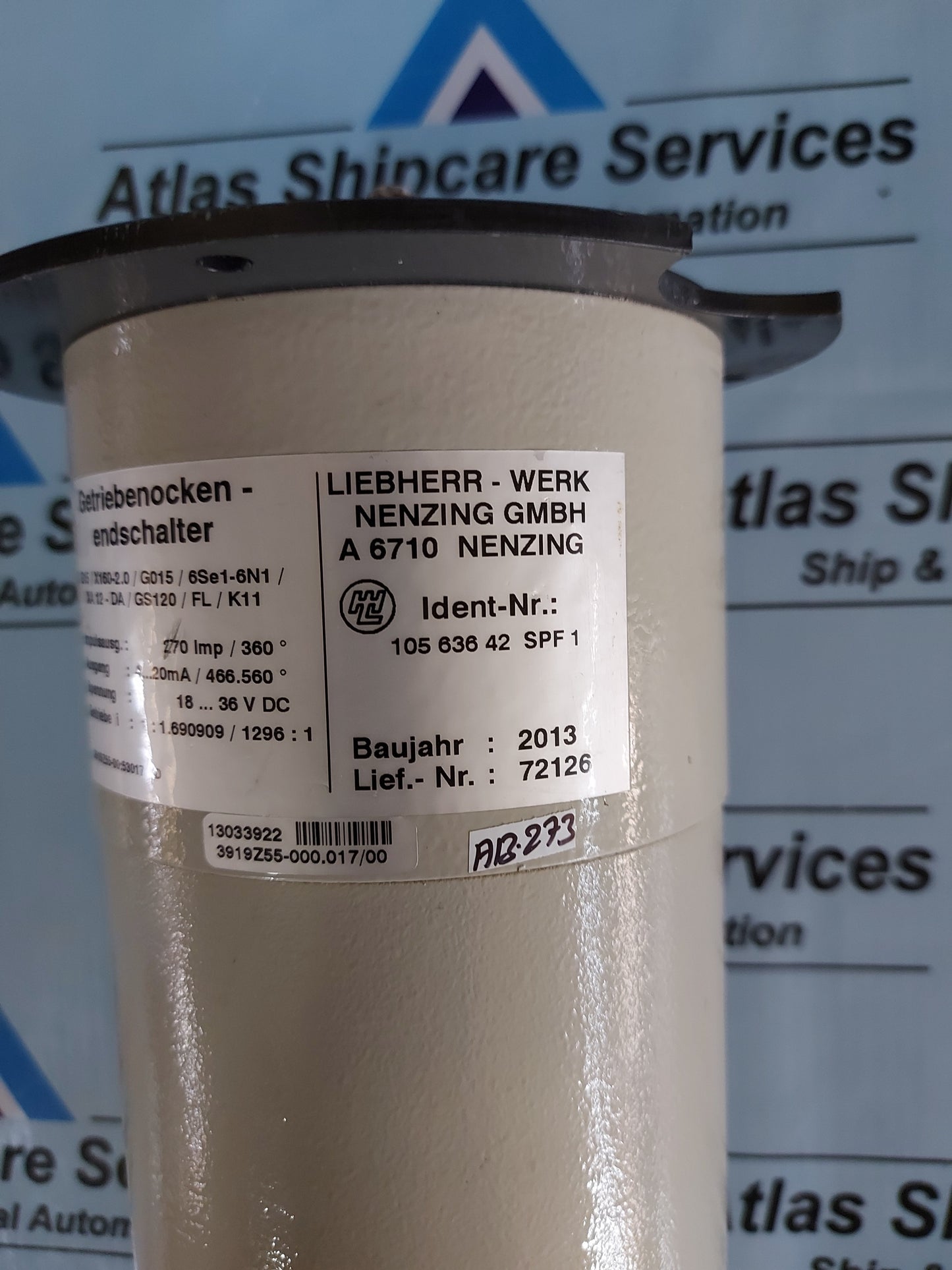 LIEBHERR G15/X160-2.0/G015/6SE1-6N1/XA12-DA/GS120/FL/K11 GEAR CAM LIMIT SWITCH